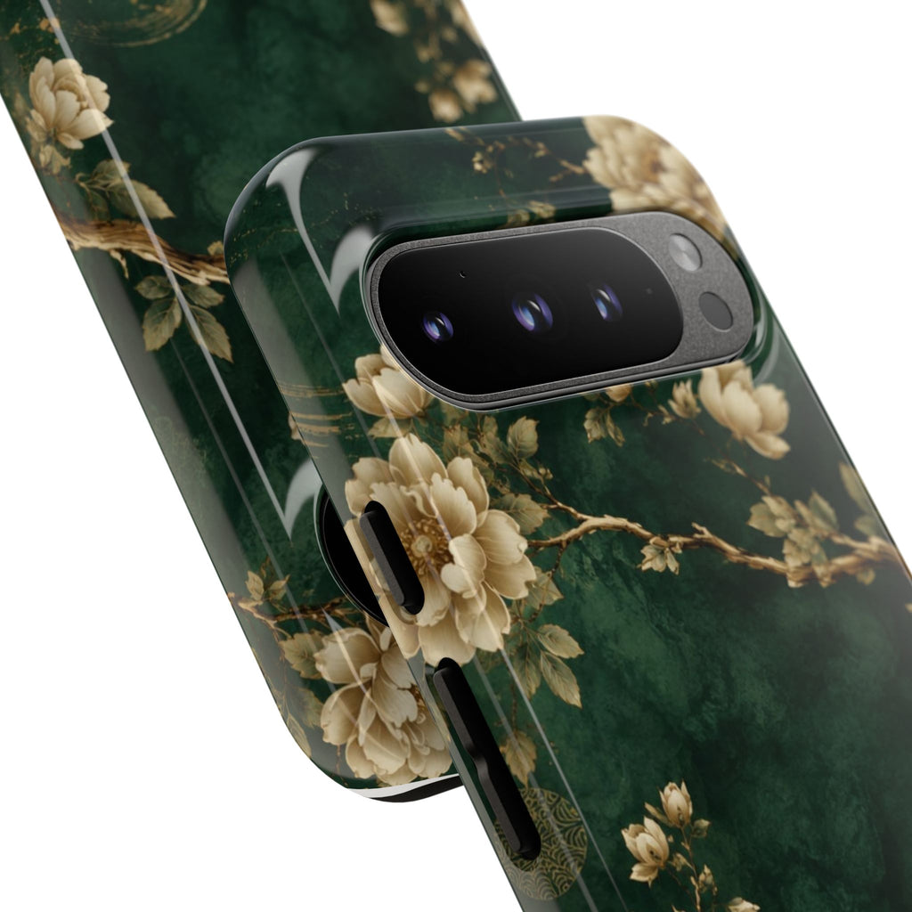 Floral Jade Tough Phone Case