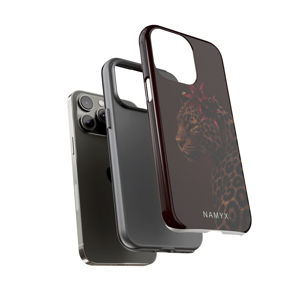 Leopard Floral Tough Phone Case