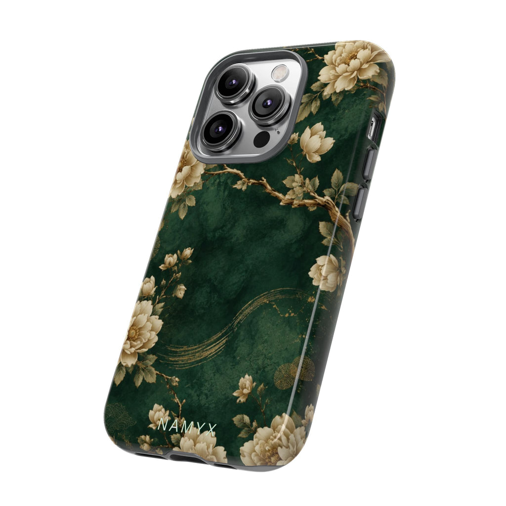 Floral Jade Tough Phone Case