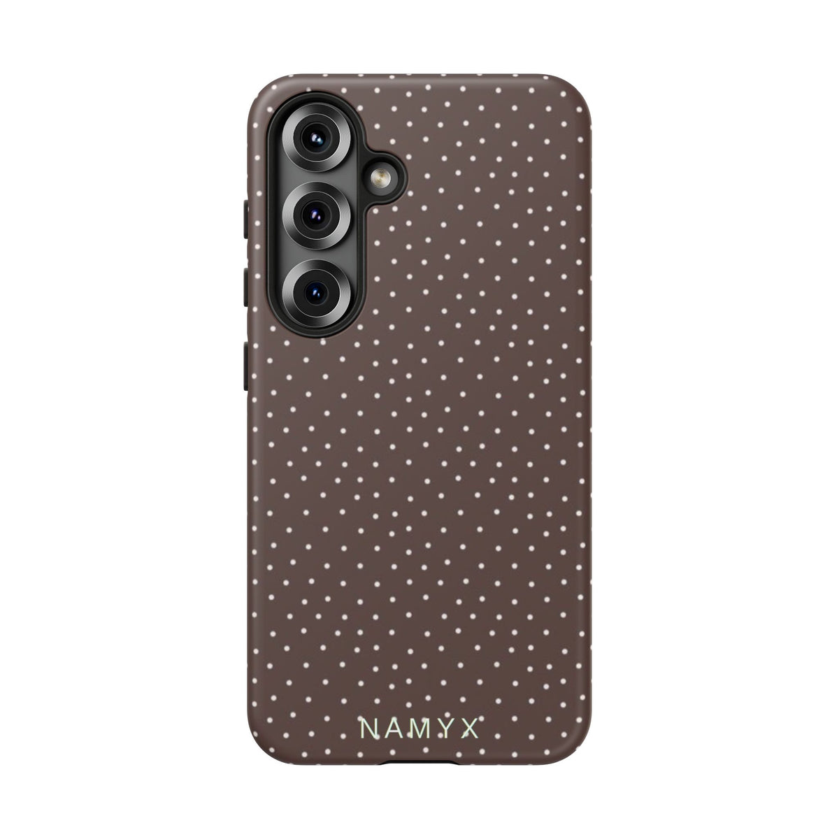 Brown Polka Dot Tough Phone Case - Slim Protective iPhone Cover