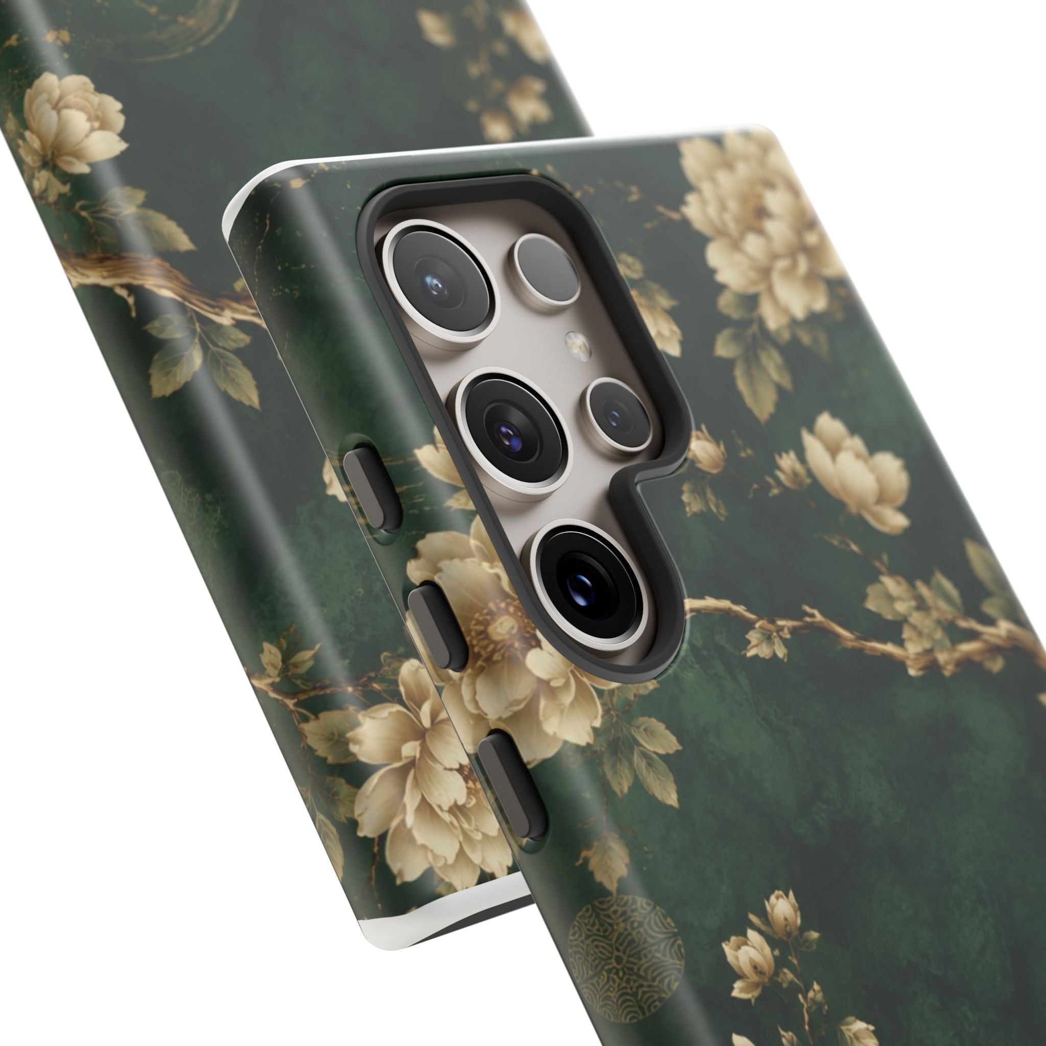 Floral Jade Tough Phone Case
