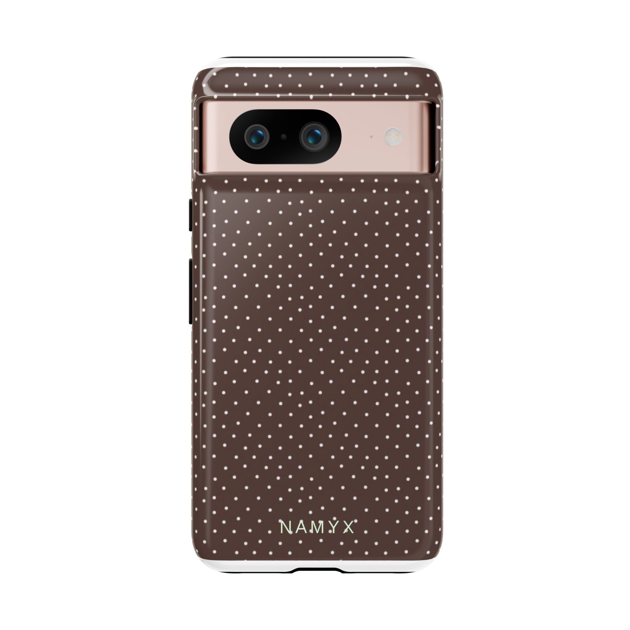 Brown Polka Dot Tough Phone Case - Slim Protective iPhone Cover