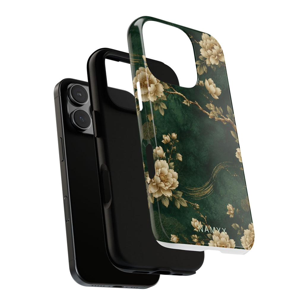 Floral Jade Tough Phone Case