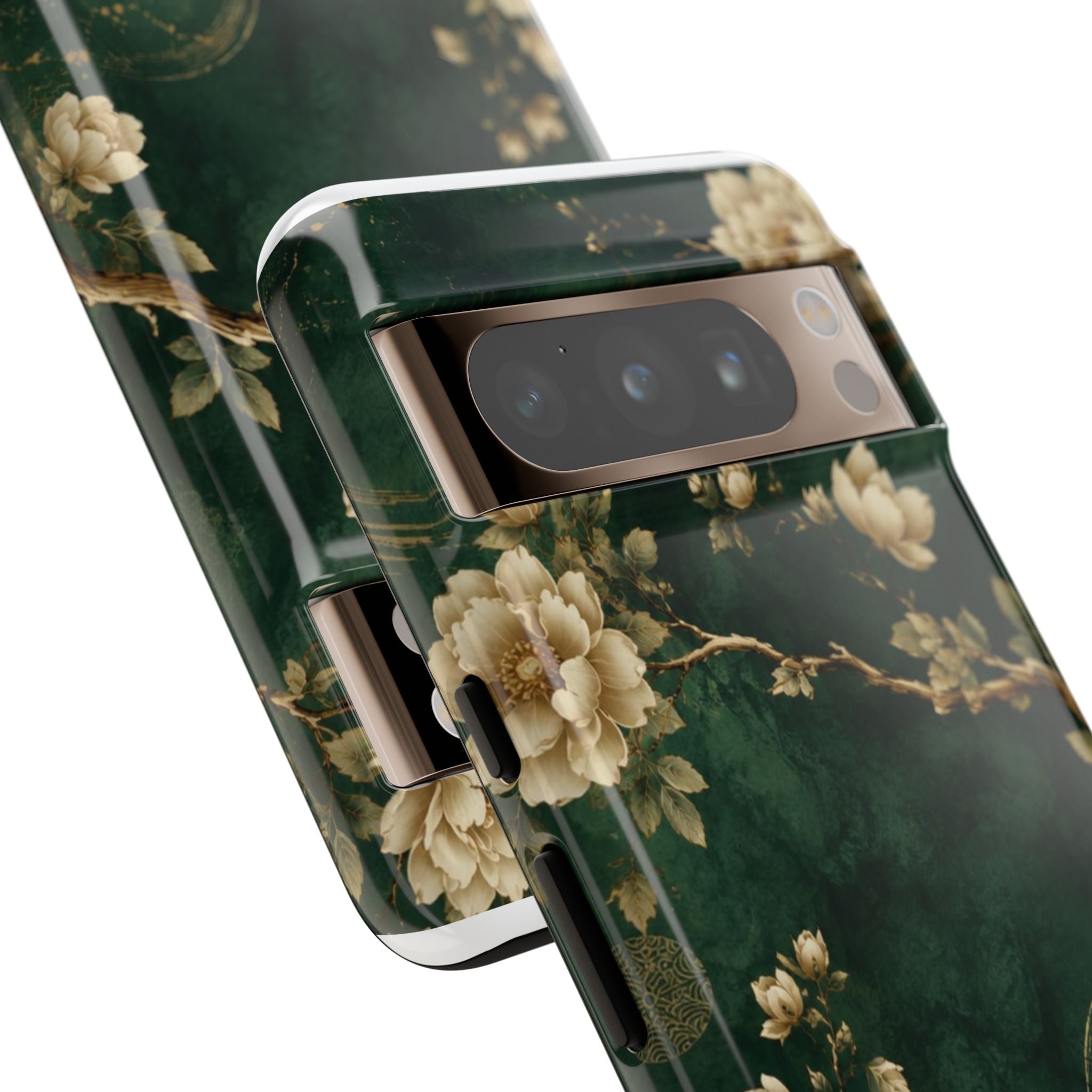 Floral Jade Tough Phone Case