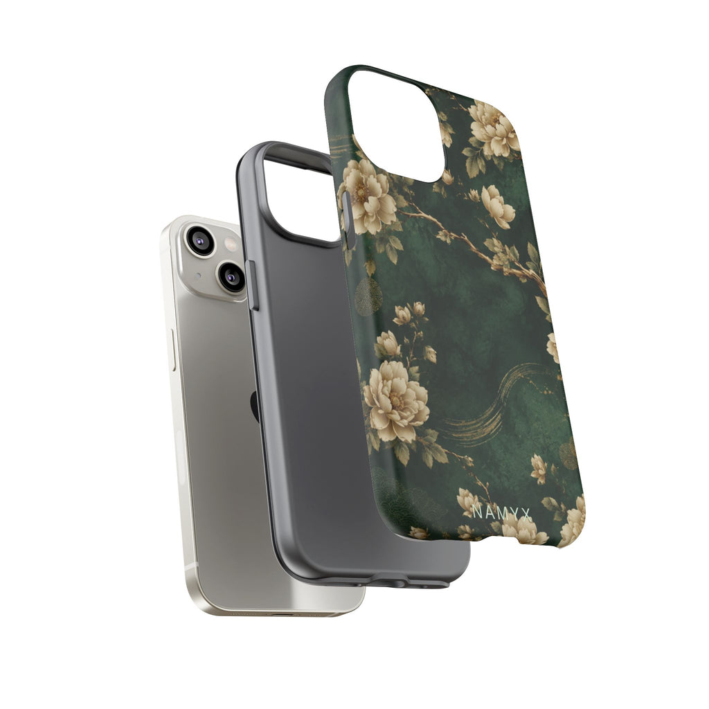 Floral Jade Tough Phone Case