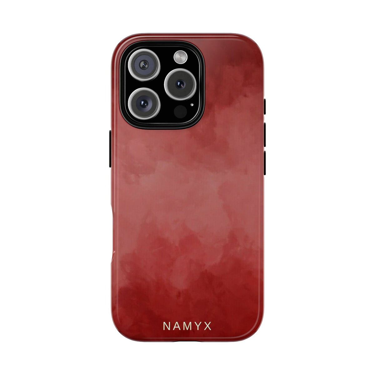 Red Watercolor Tough Phone Case — Durable Protective iPhone Cover