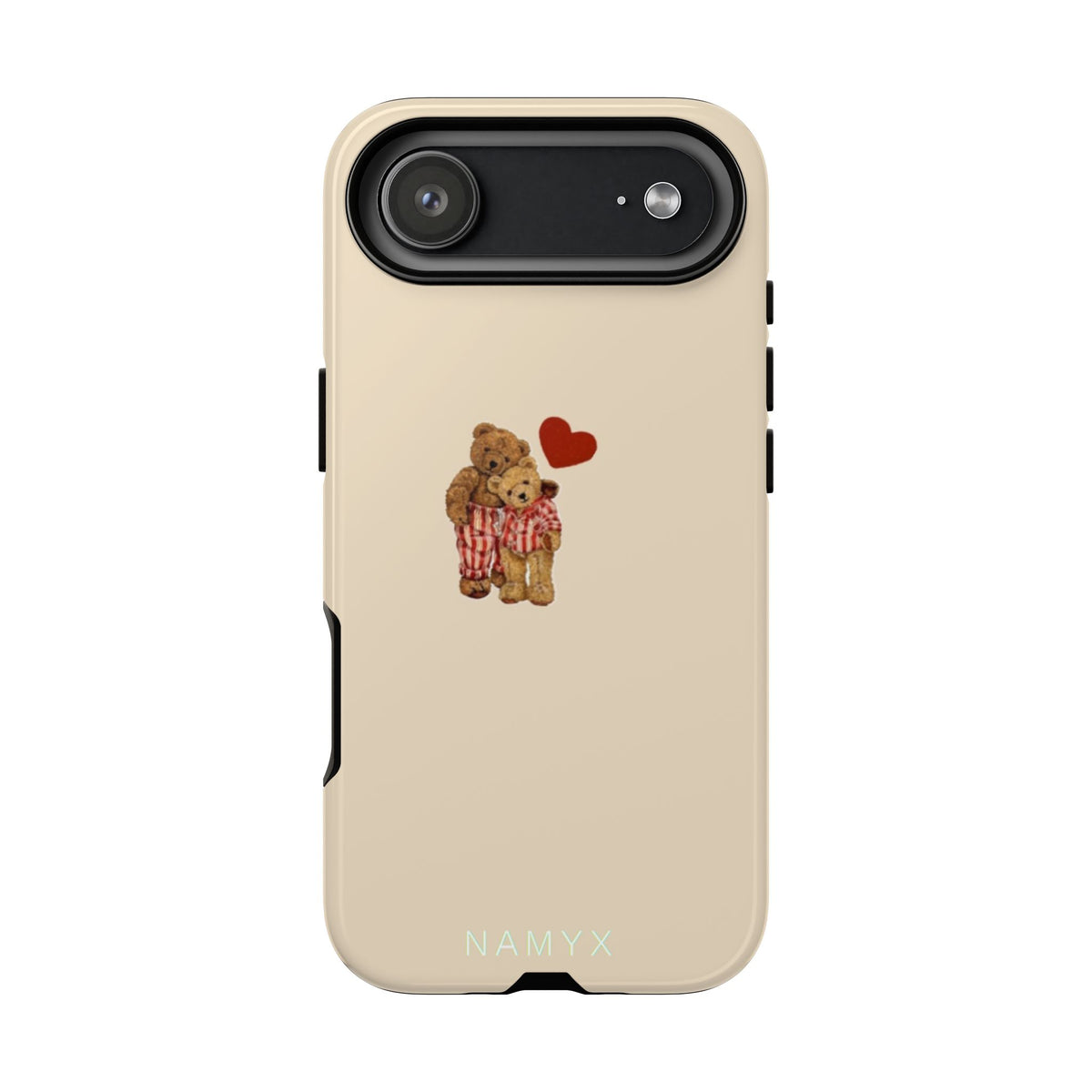 Teddy Heart Phone Case — Cute Vintage Plush Bear Protective iPhone Case
