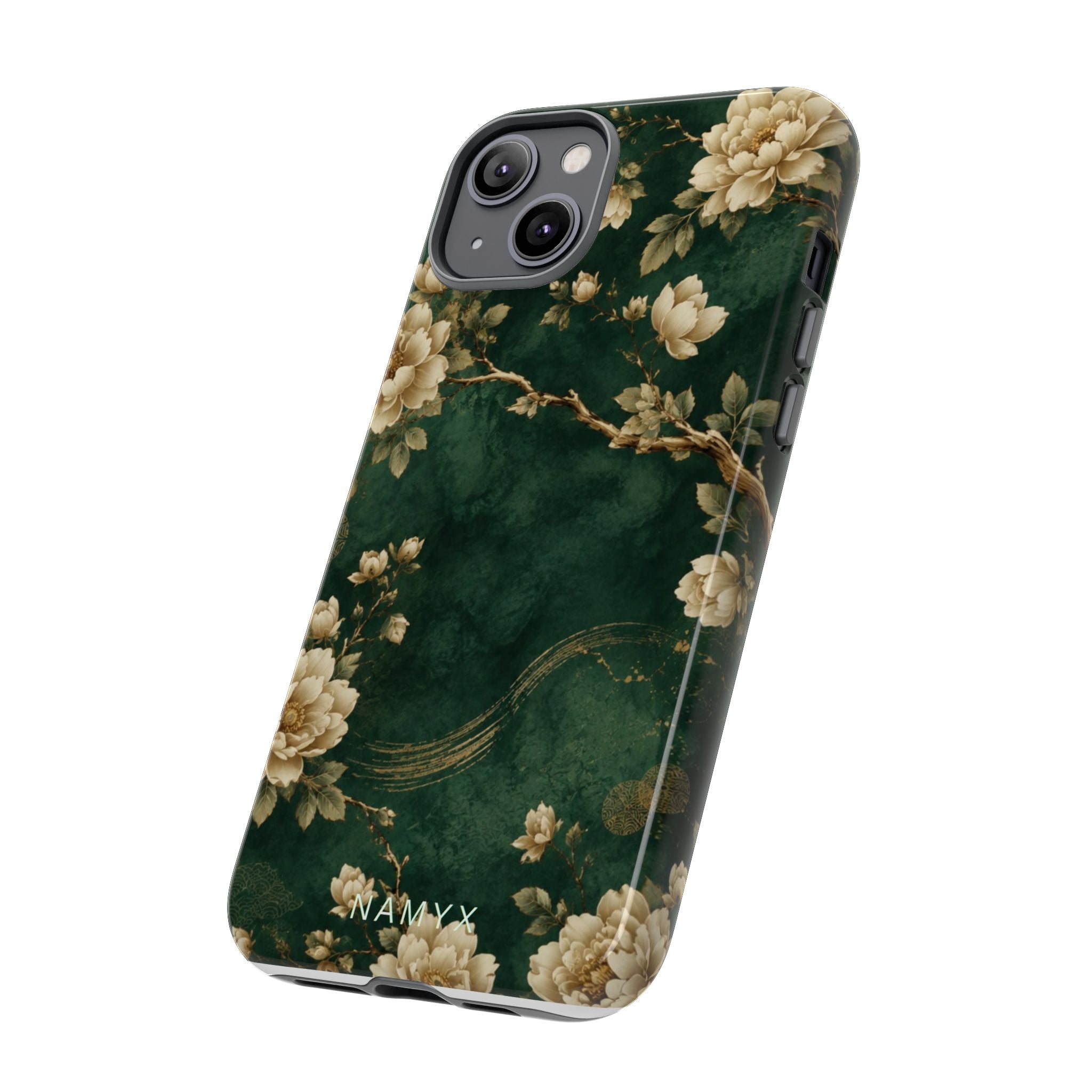 Floral Jade Tough Phone Case