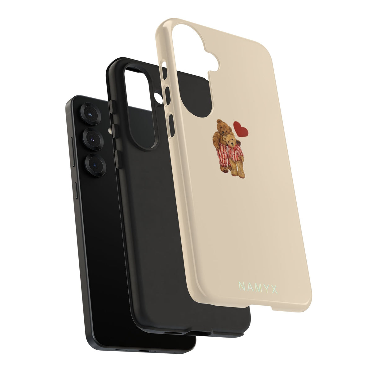 Teddy Heart Phone Case — Cute Vintage Plush Bear Protective iPhone Case