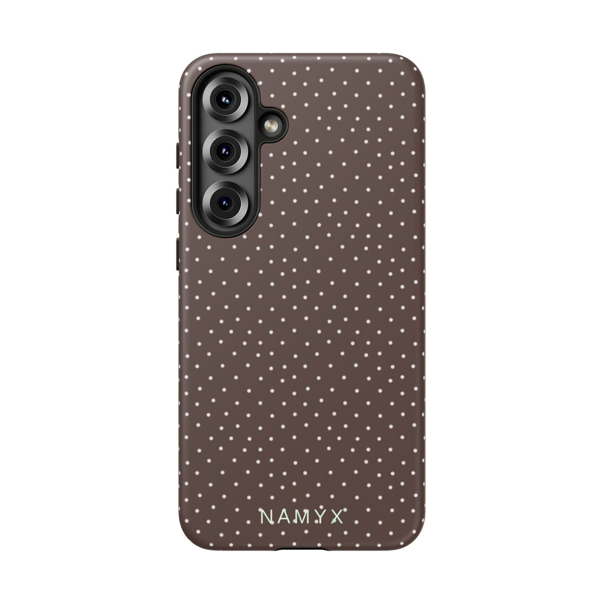 Brown Polka Dot Tough Phone Case - Slim Protective iPhone Cover