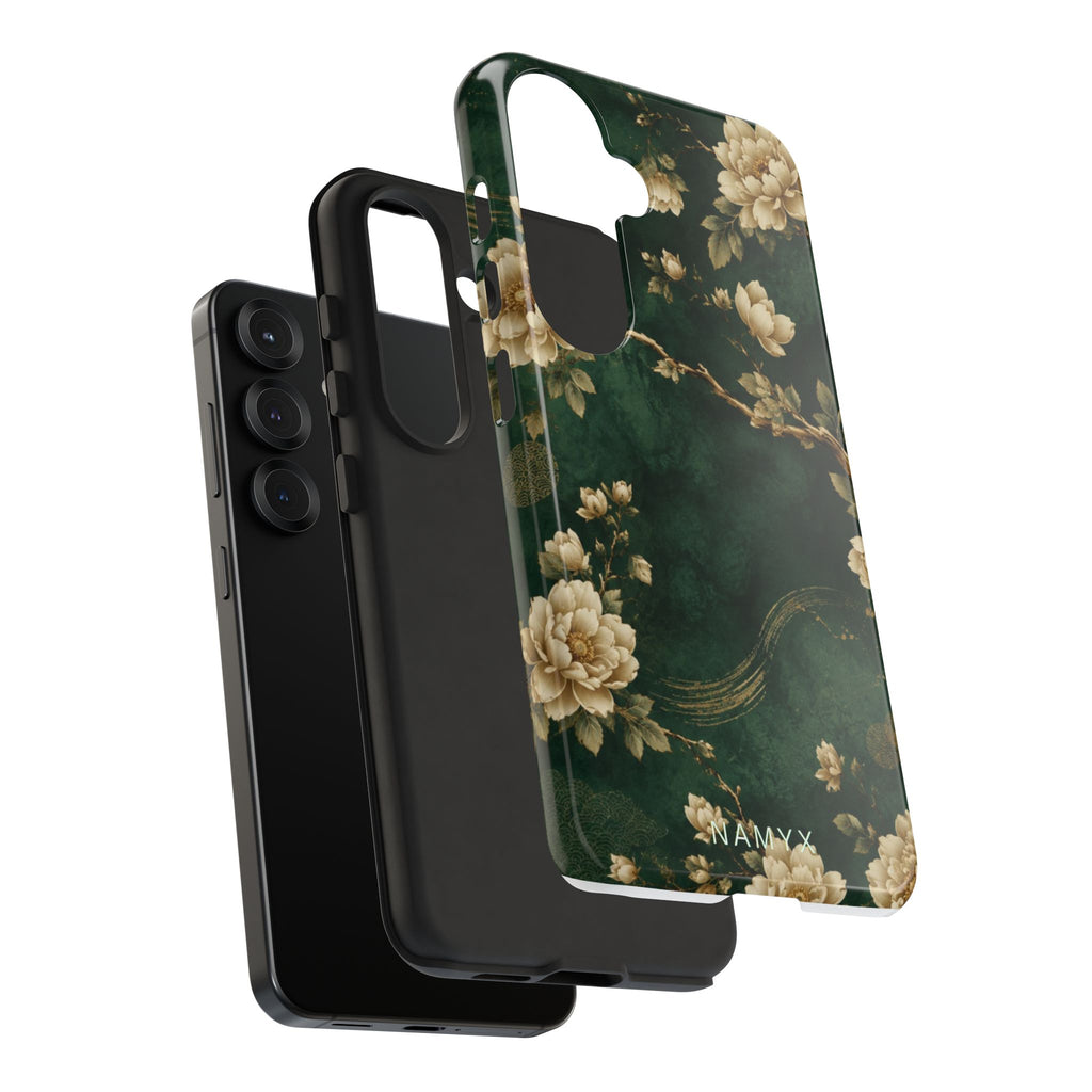 Floral Jade Tough Phone Case