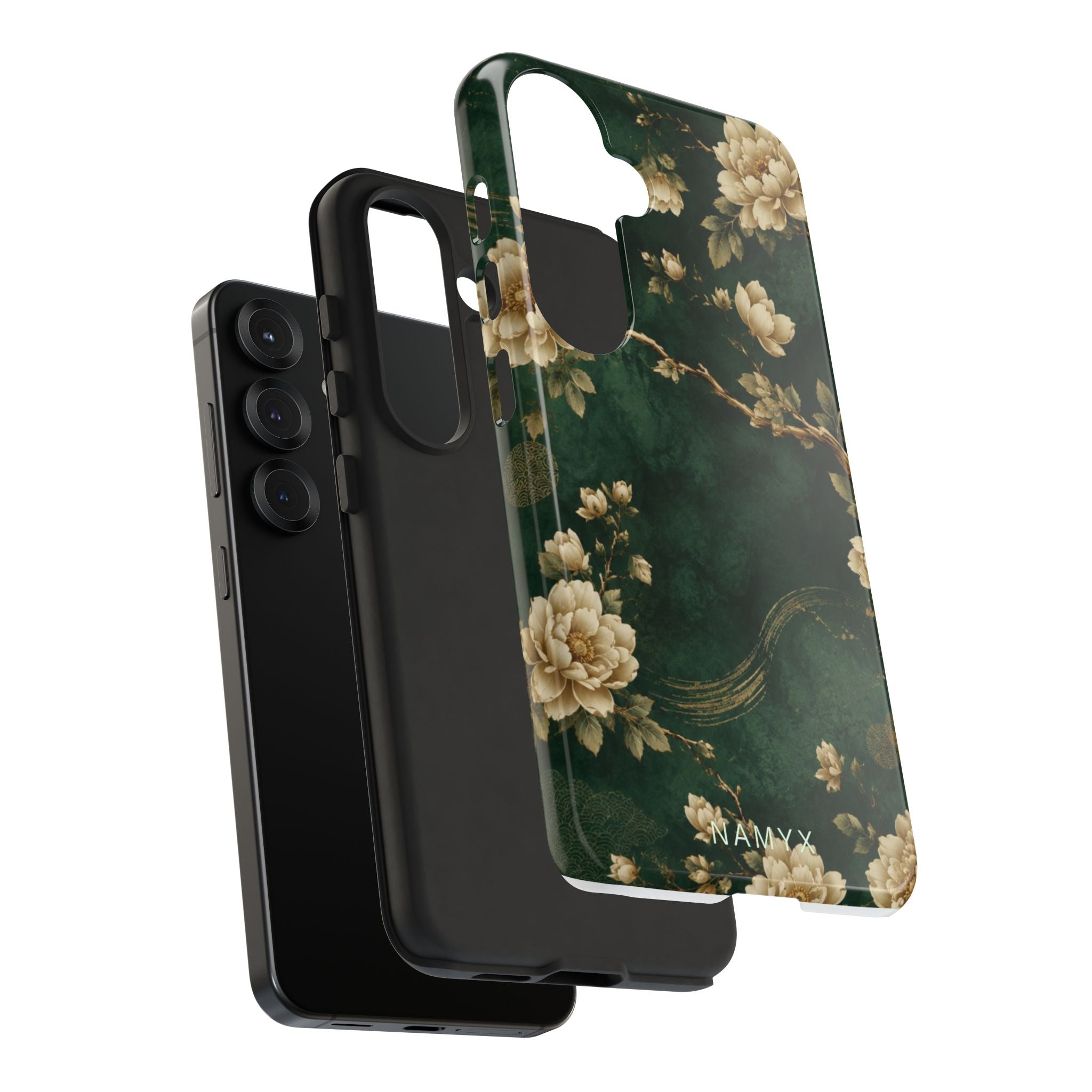 Floral Jade Tough Phone Case