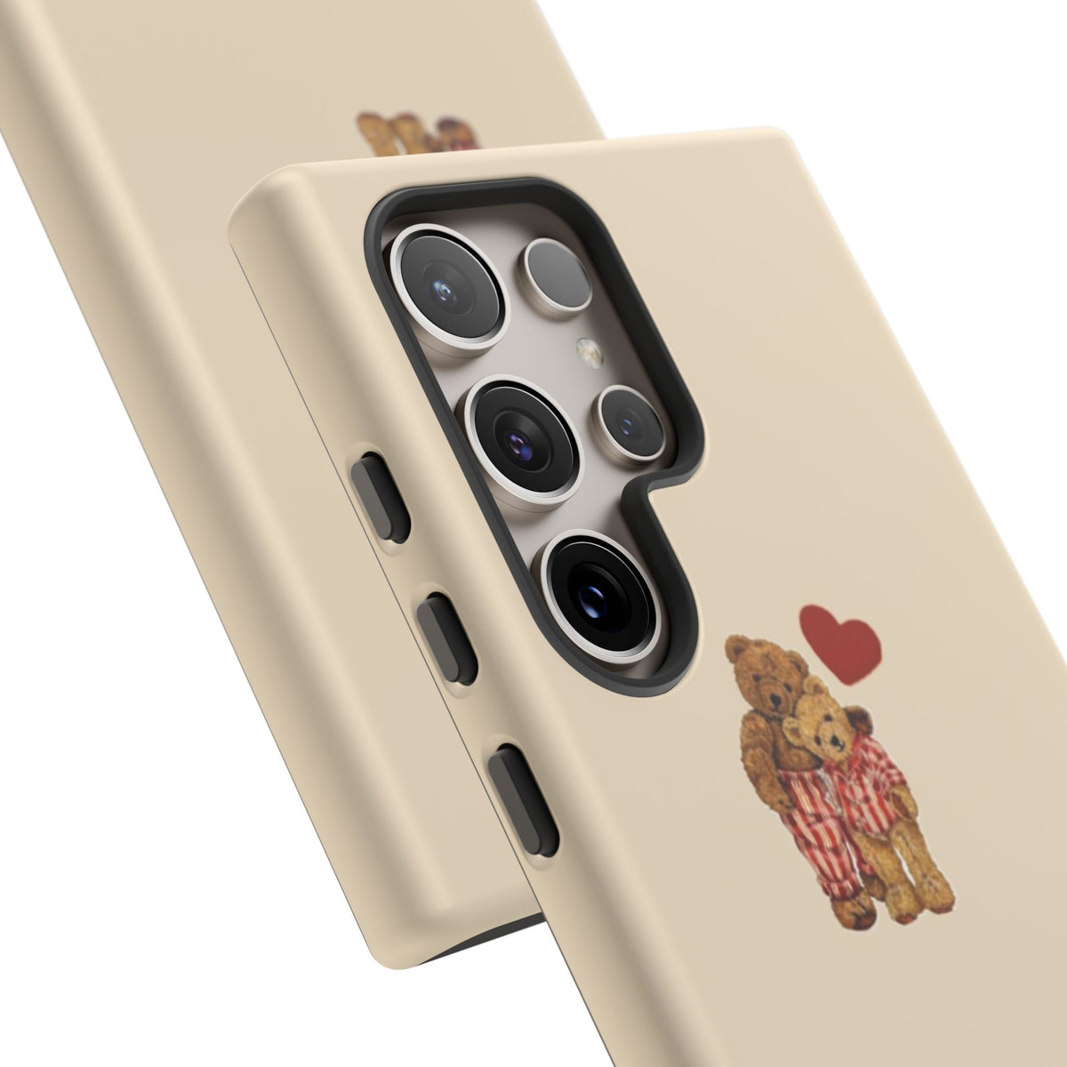Teddy Heart Phone Case — Cute Vintage Plush Bear Protective iPhone Case
