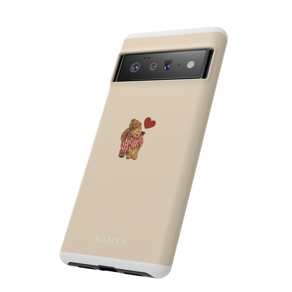 Teddy Heart Phone Case — Cute Vintage Plush Bear Protective iPhone Case