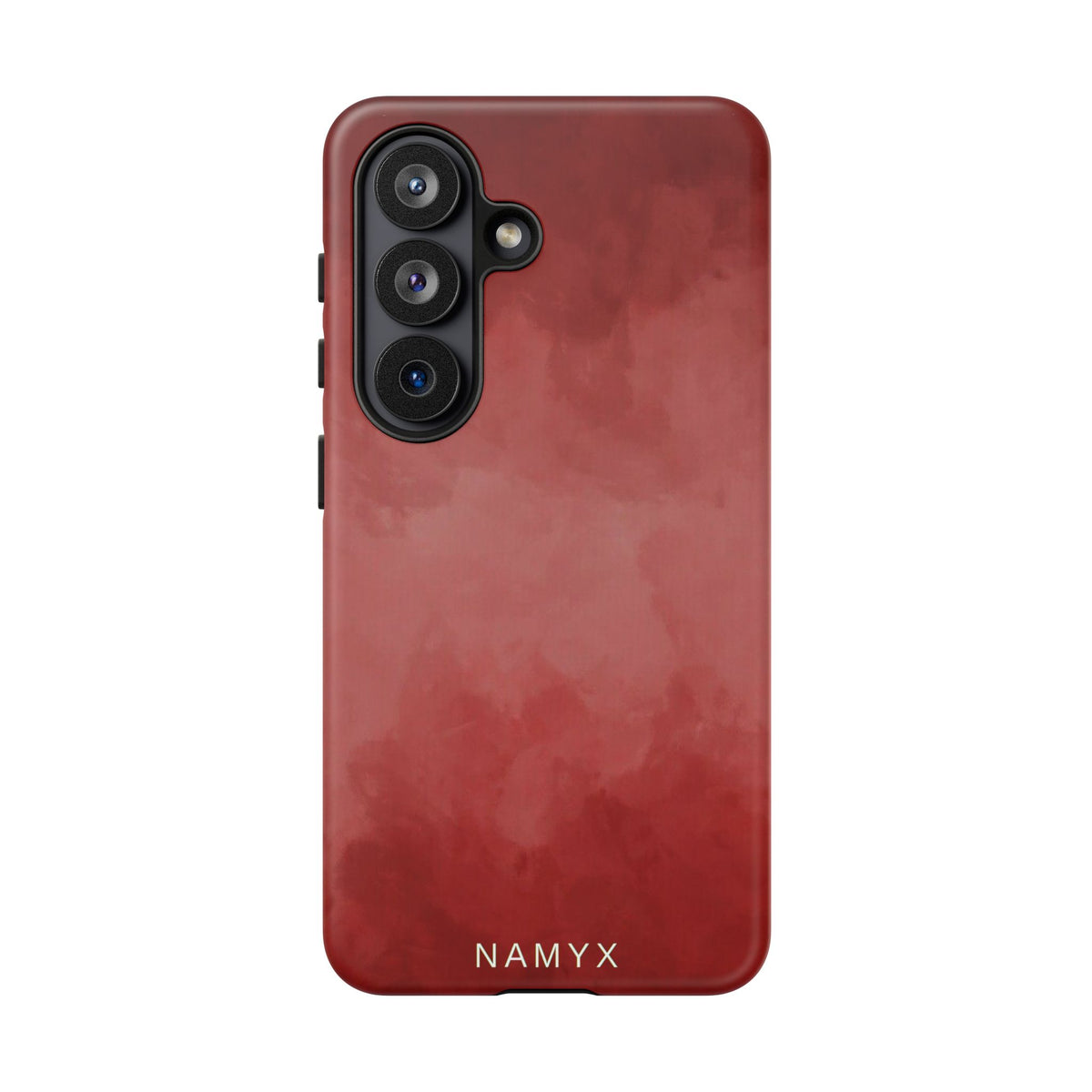 Red Watercolor Tough Phone Case — Durable Protective iPhone Cover