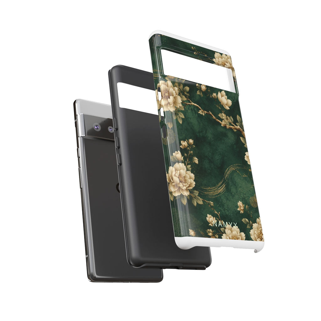 Floral Jade Tough Phone Case