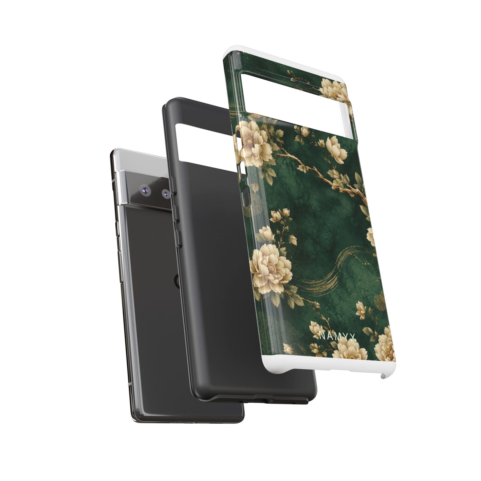 Floral Jade Tough Phone Case