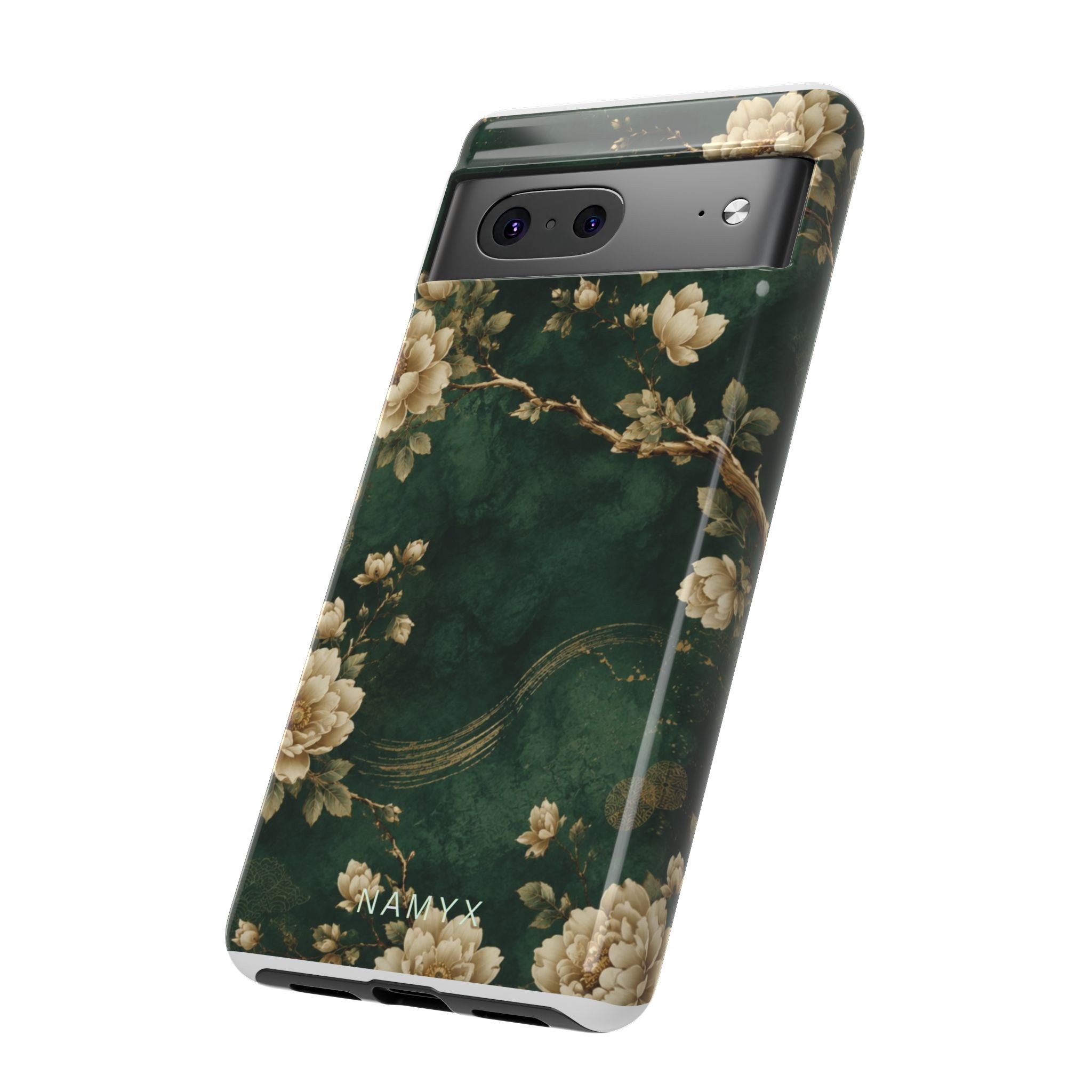 Floral Jade Tough Phone Case