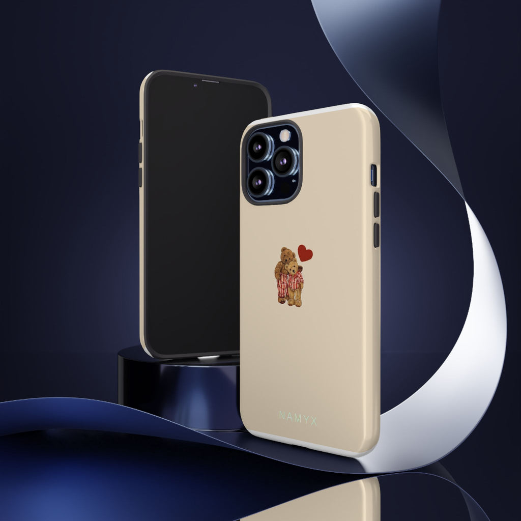 Teddy Heart Phone Case — Cute Vintage Plush Bear Protective iPhone Case