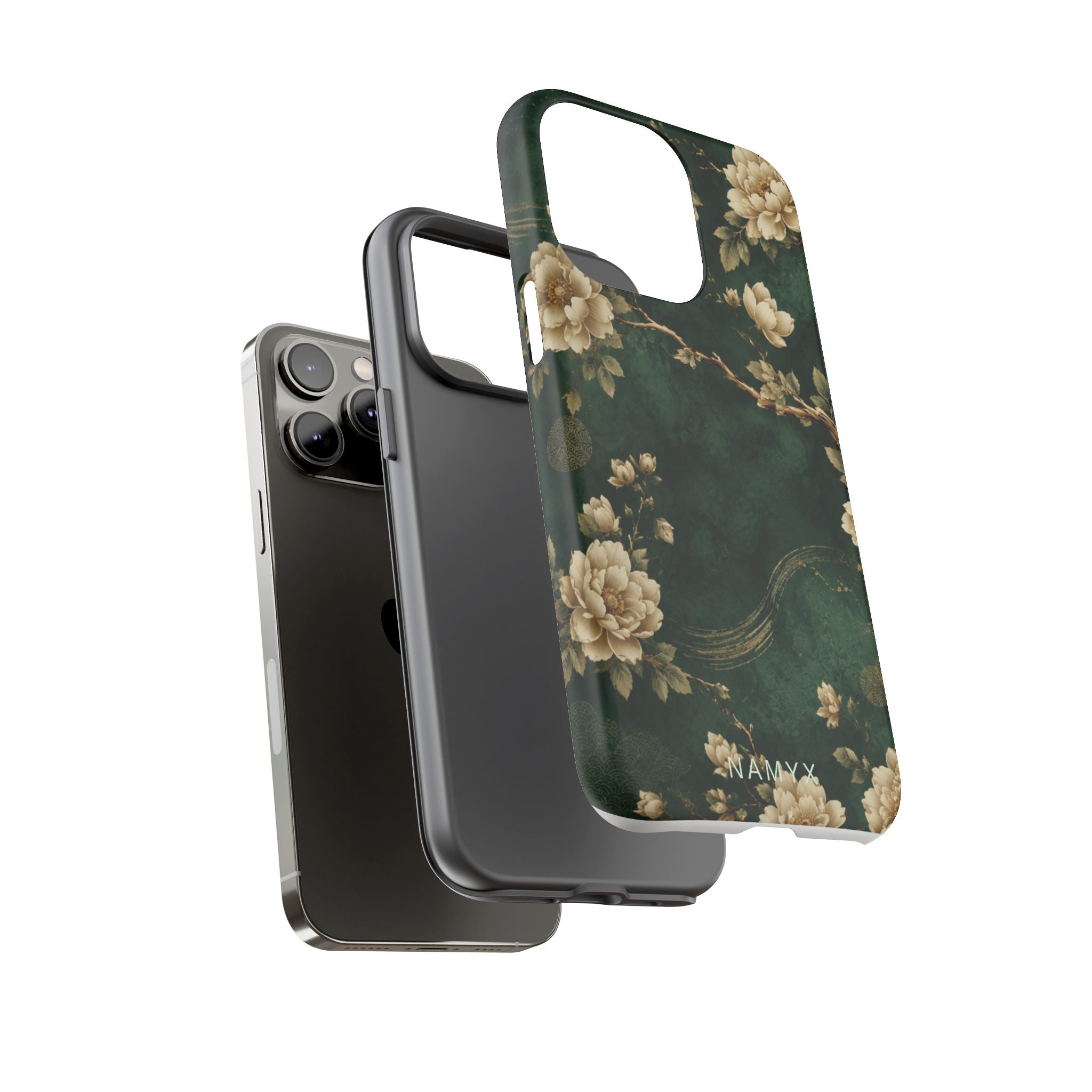 Floral Jade Tough Phone Case