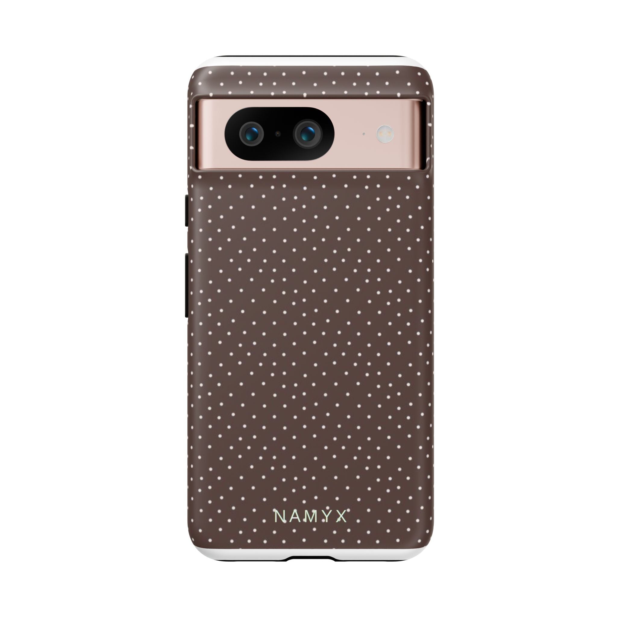 Brown Polka Dot Tough Phone Case - Slim Protective iPhone Cover