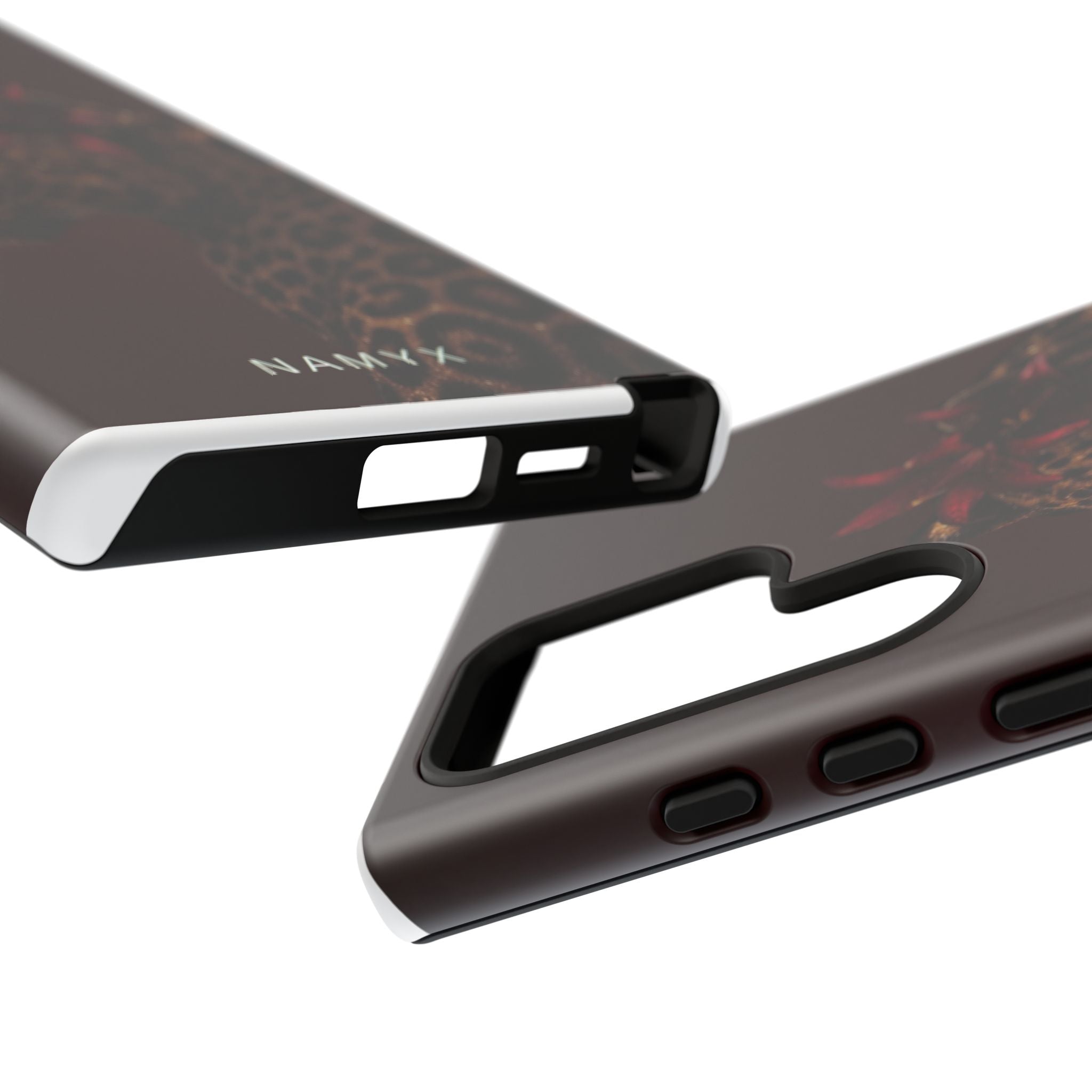 Leopard Floral Tough Phone Case