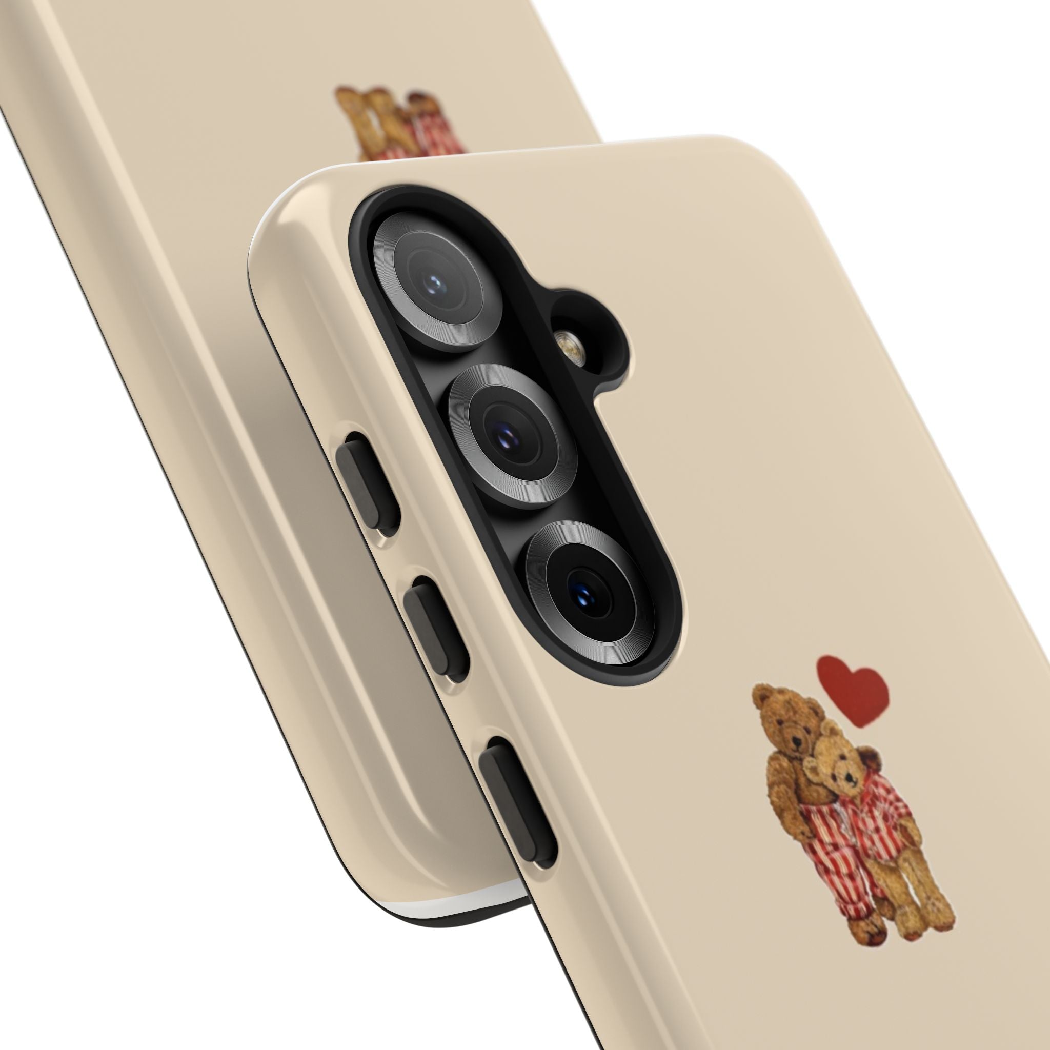 Teddy Heart Phone Case — Cute Vintage Plush Bear Protective iPhone Case