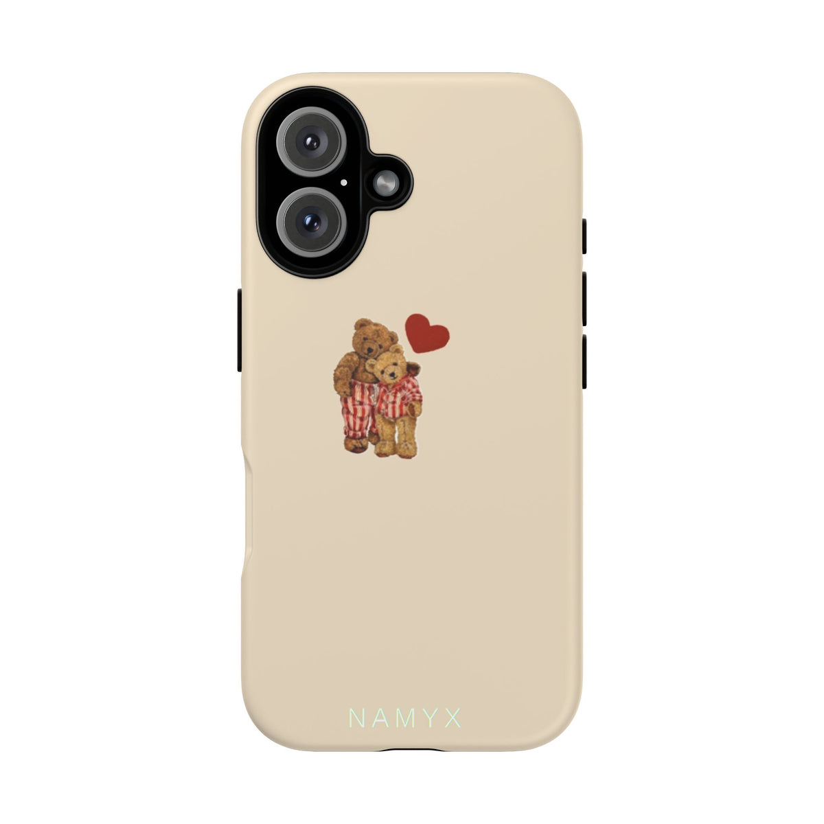 Teddy Heart Phone Case — Cute Vintage Plush Bear Protective iPhone Case