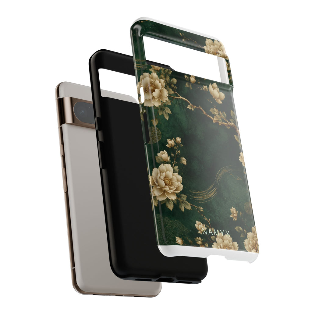 Floral Jade Tough Phone Case