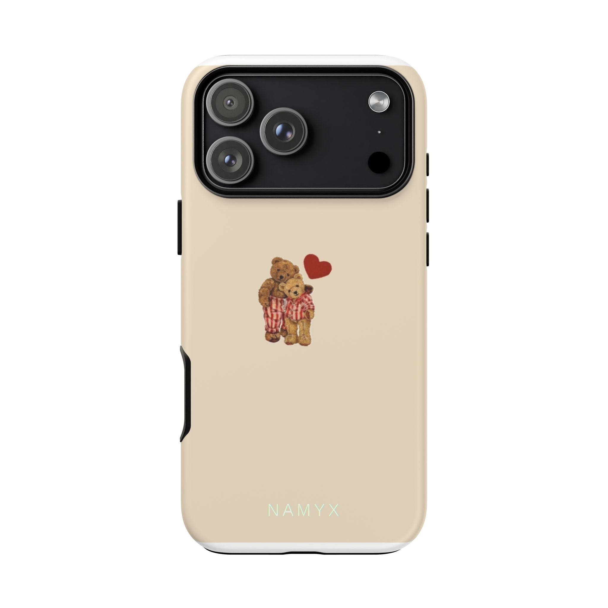 Teddy Heart Phone Case — Cute Vintage Plush Bear Protective iPhone Case