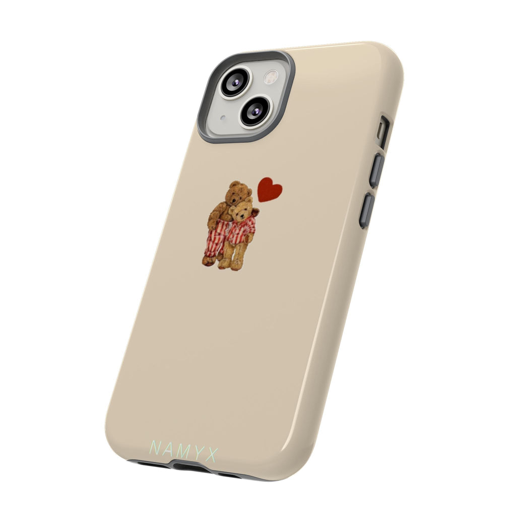 Teddy Heart Phone Case — Cute Vintage Plush Bear Protective iPhone Case