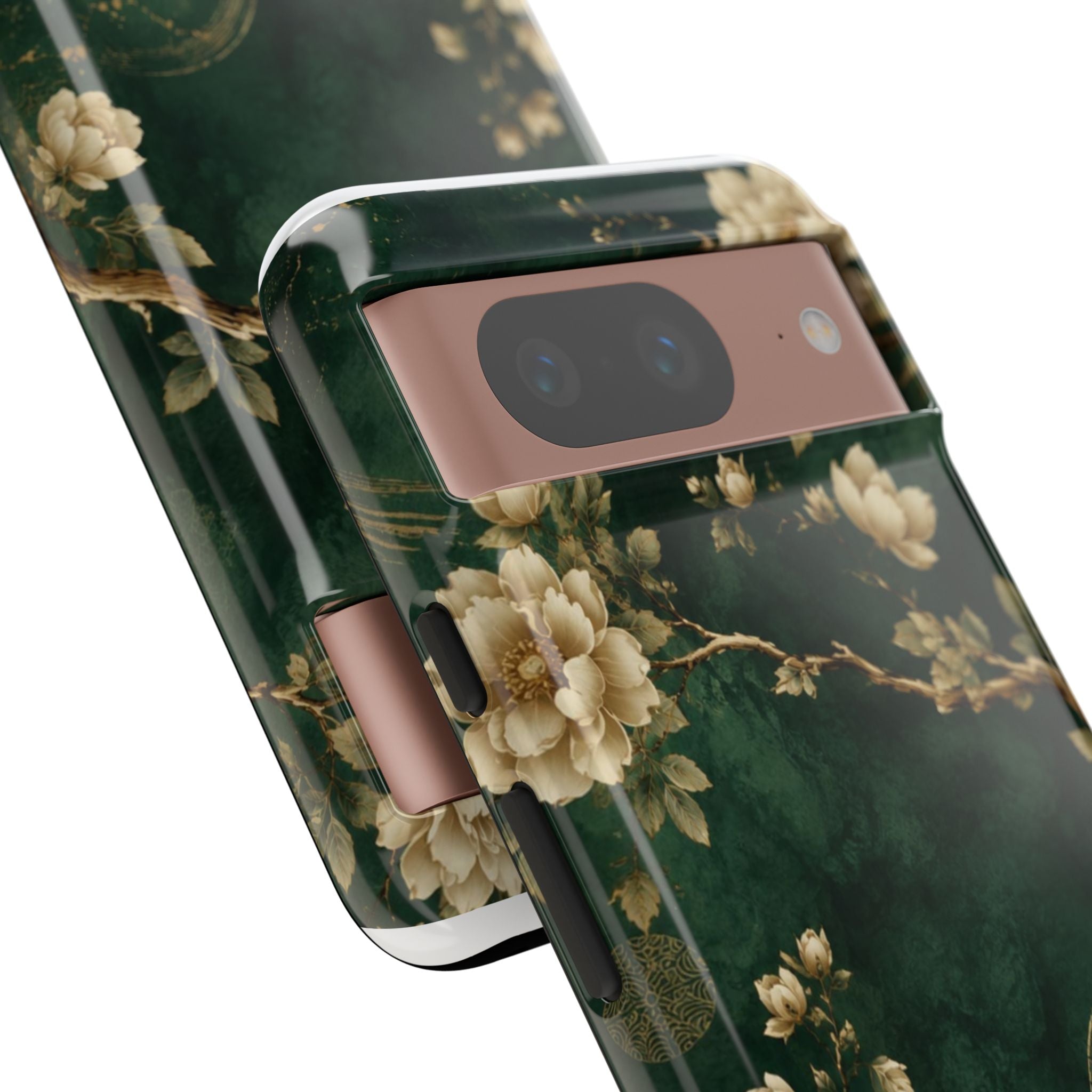 Floral Jade Tough Phone Case