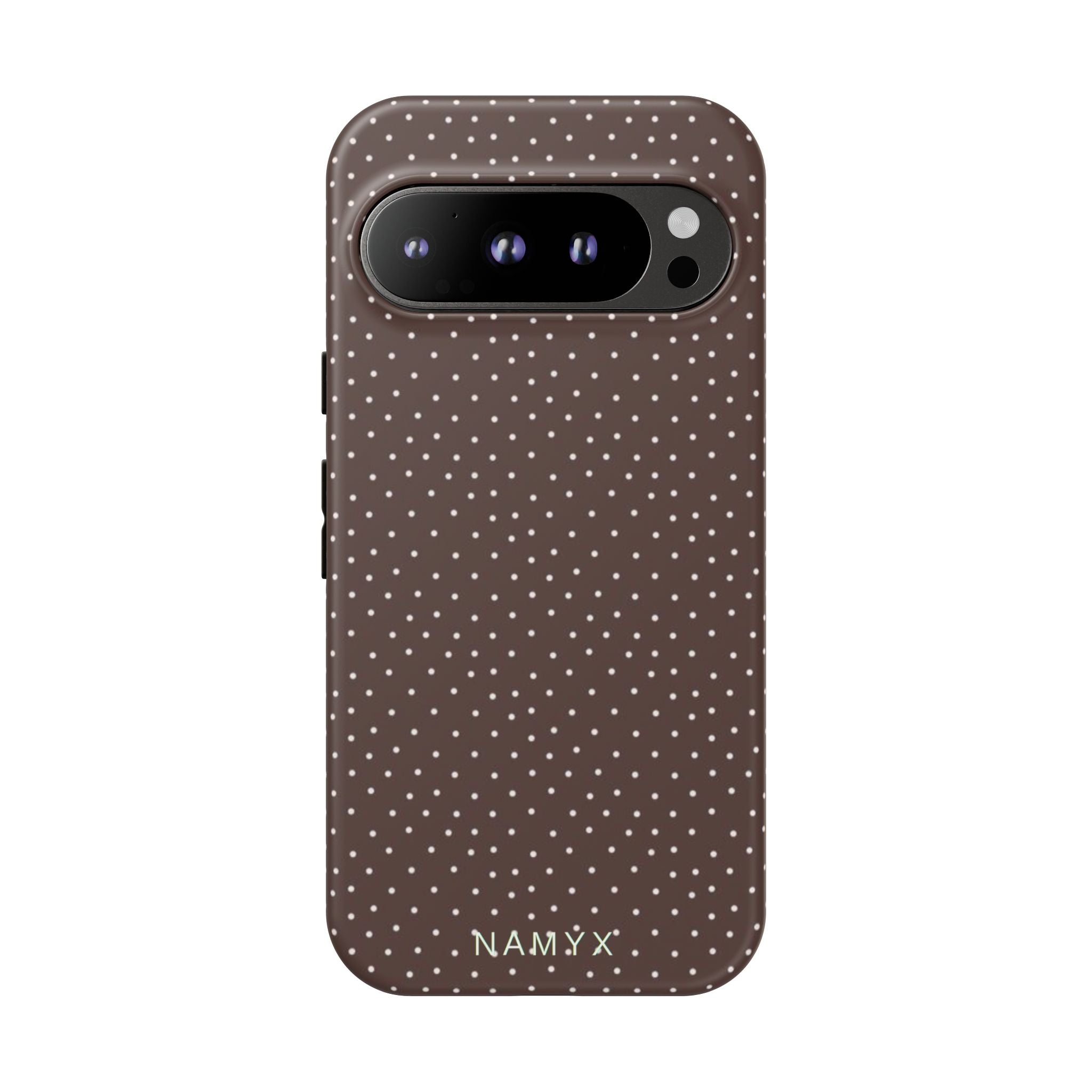 Brown Polka Dot Tough Phone Case - Slim Protective iPhone Cover