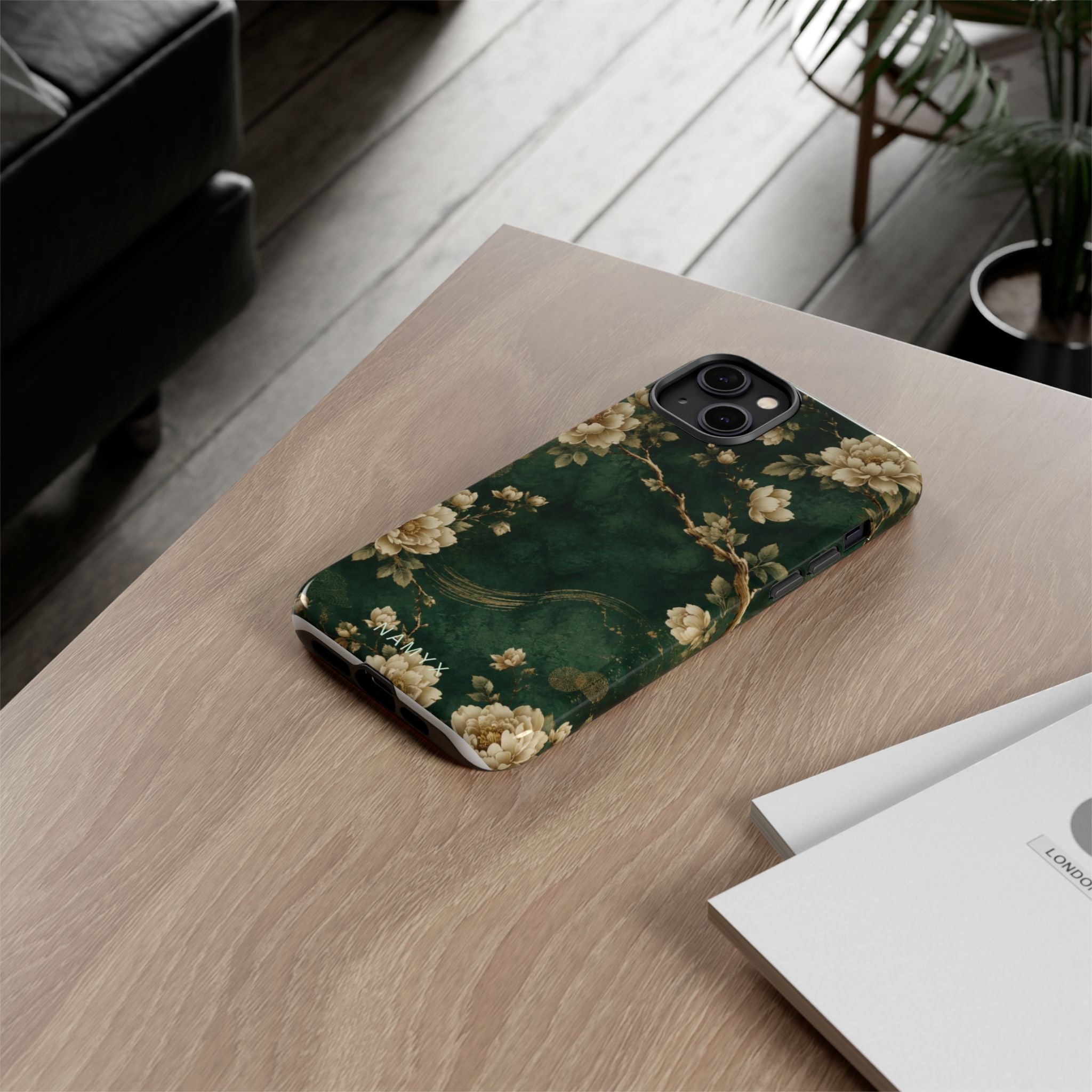 Floral Jade Tough Phone Case