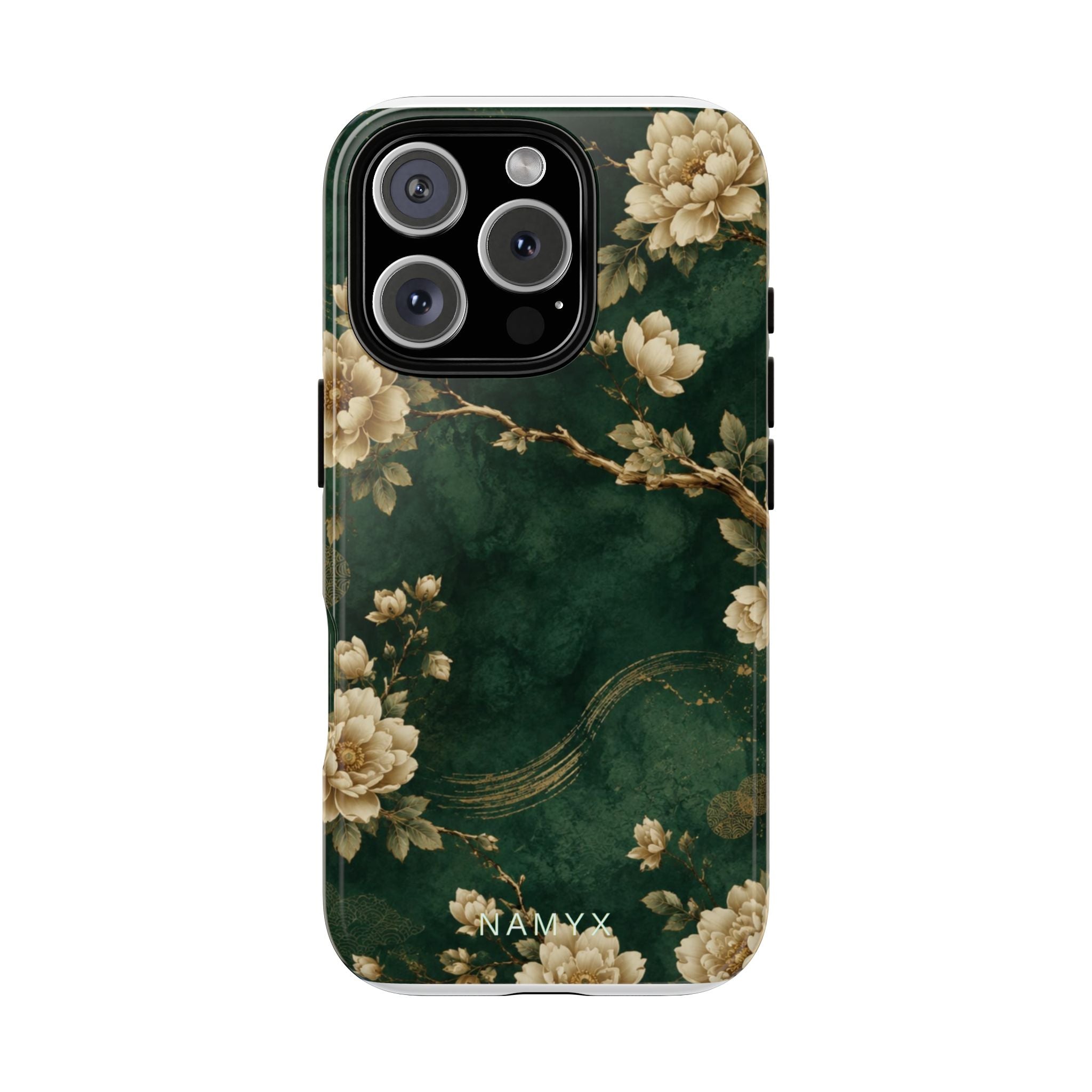 Floral Jade Tough Phone Case