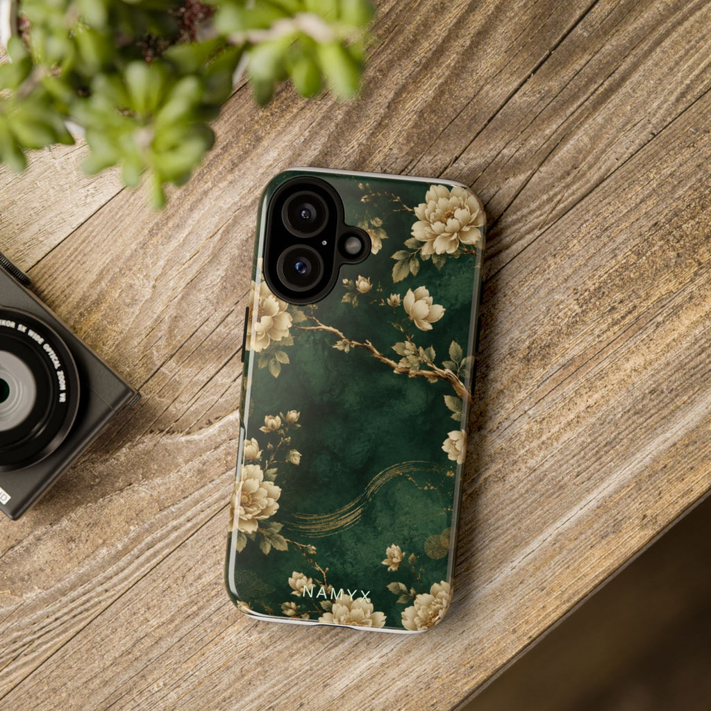Floral Jade Tough Phone Case