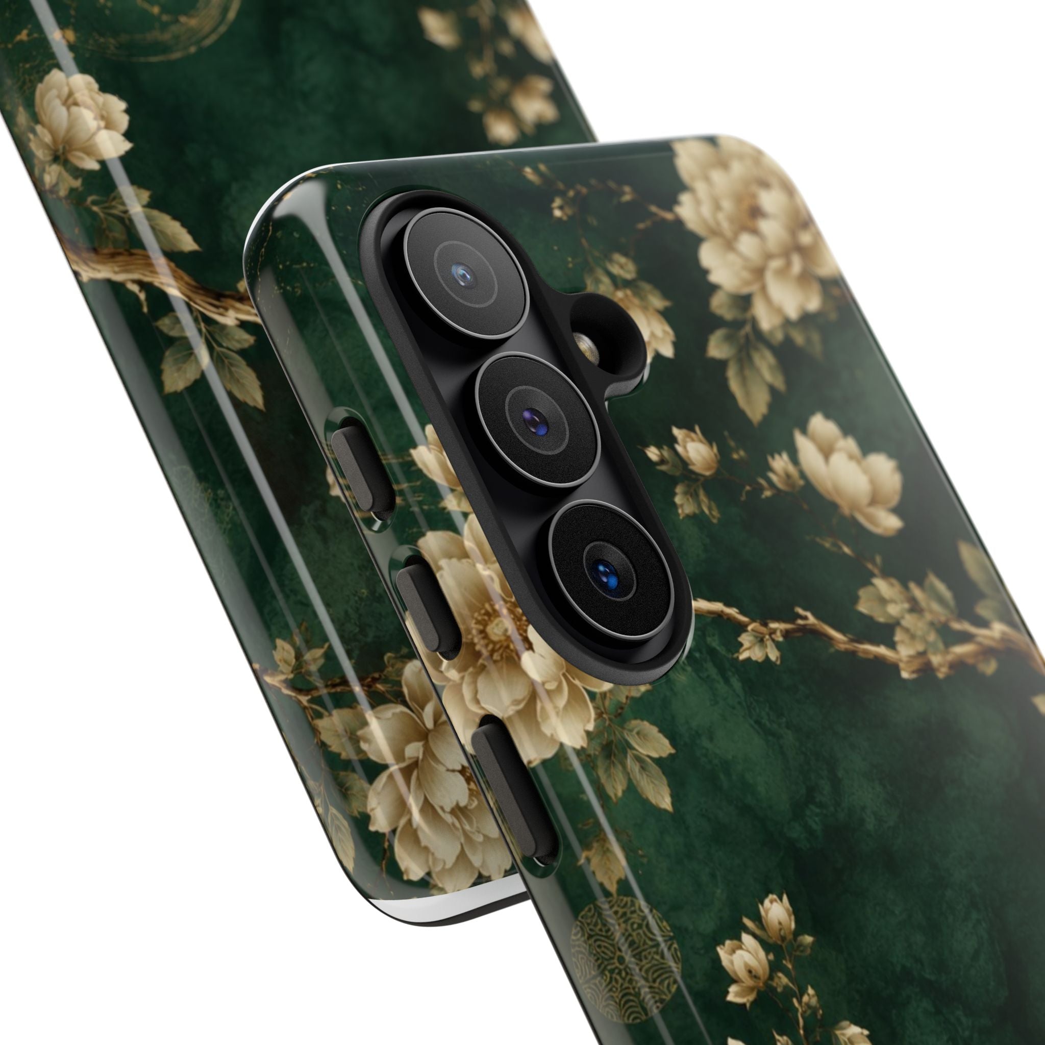 Floral Jade Tough Phone Case