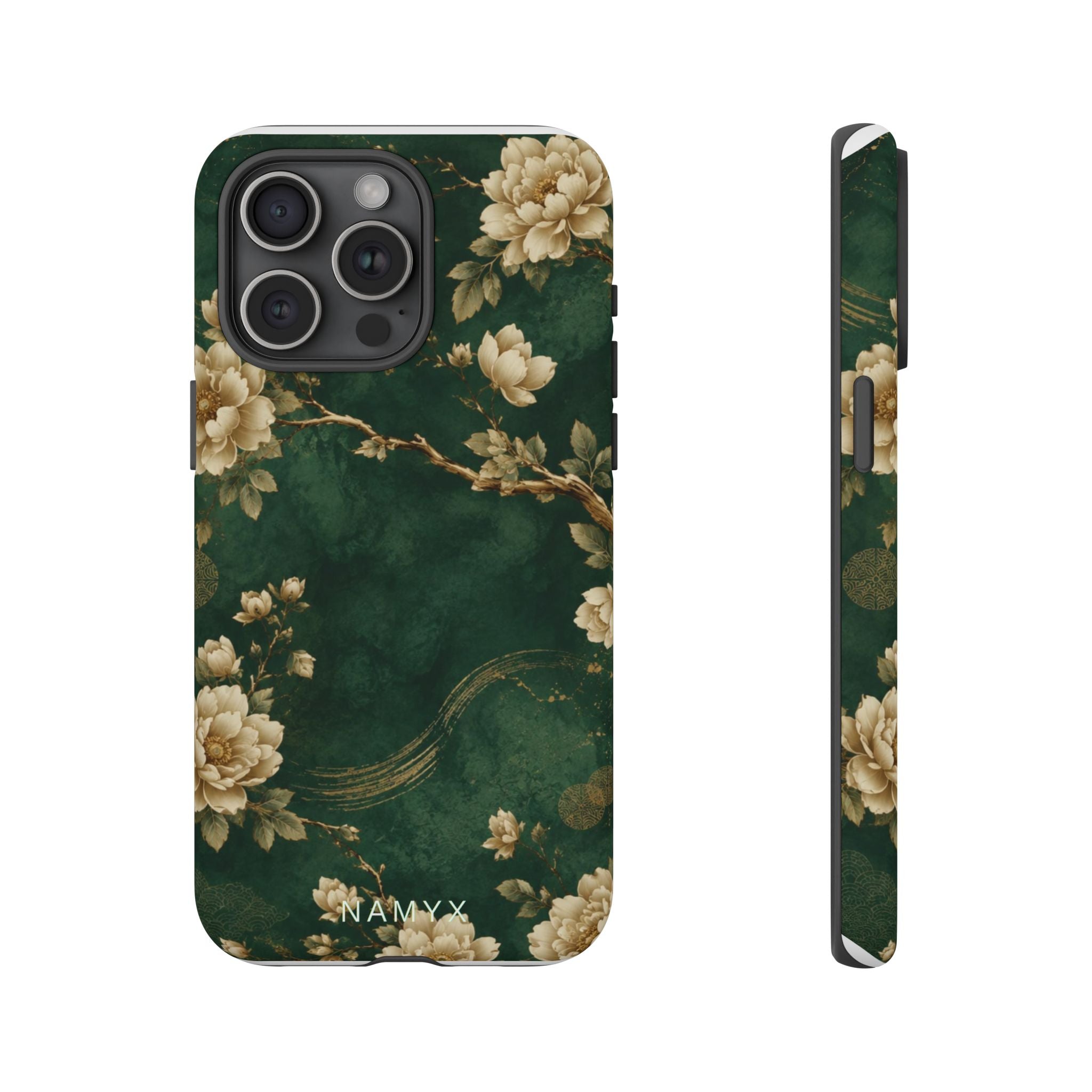 Floral Jade Tough Phone Case