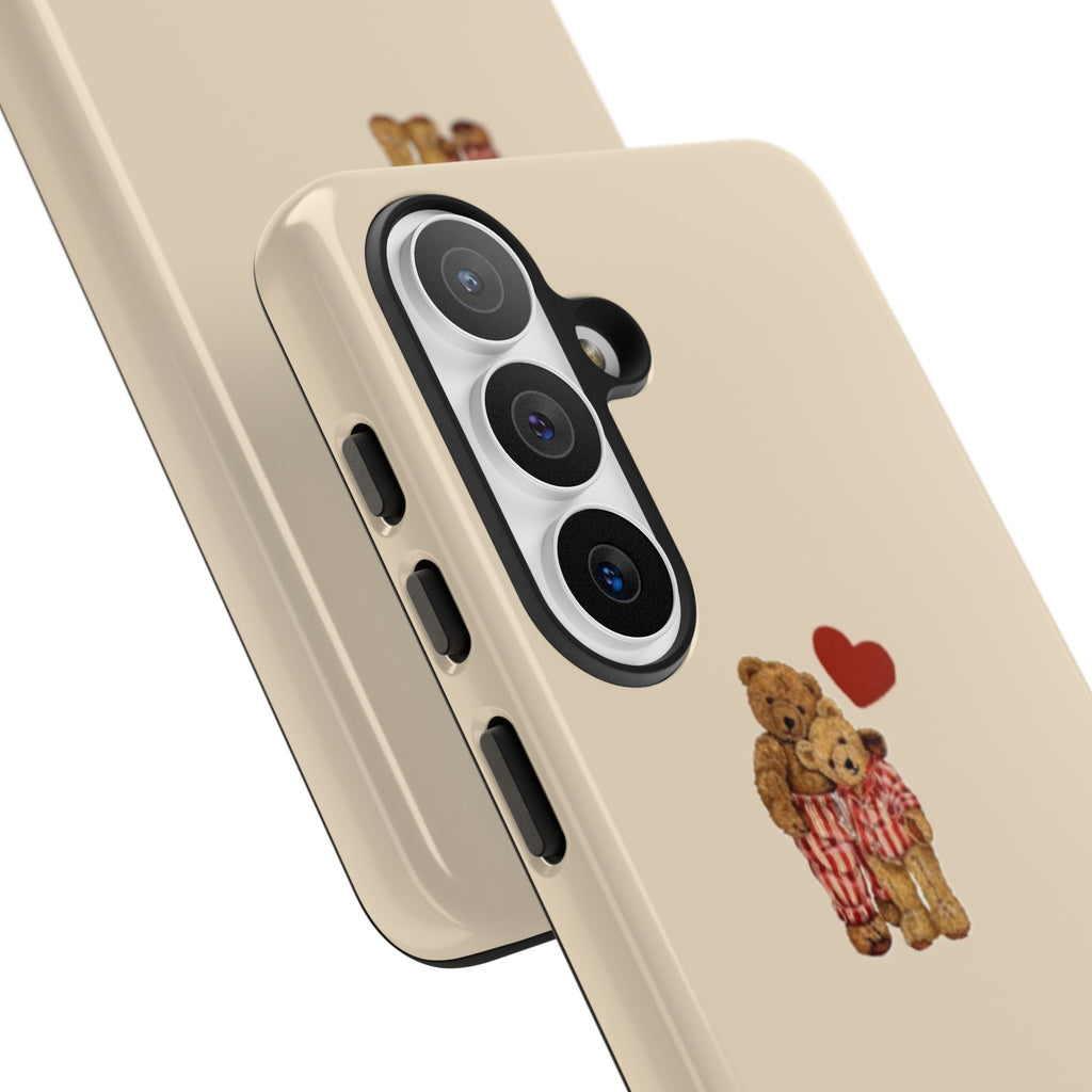 Teddy Heart Phone Case — Cute Vintage Plush Bear Protective iPhone Case