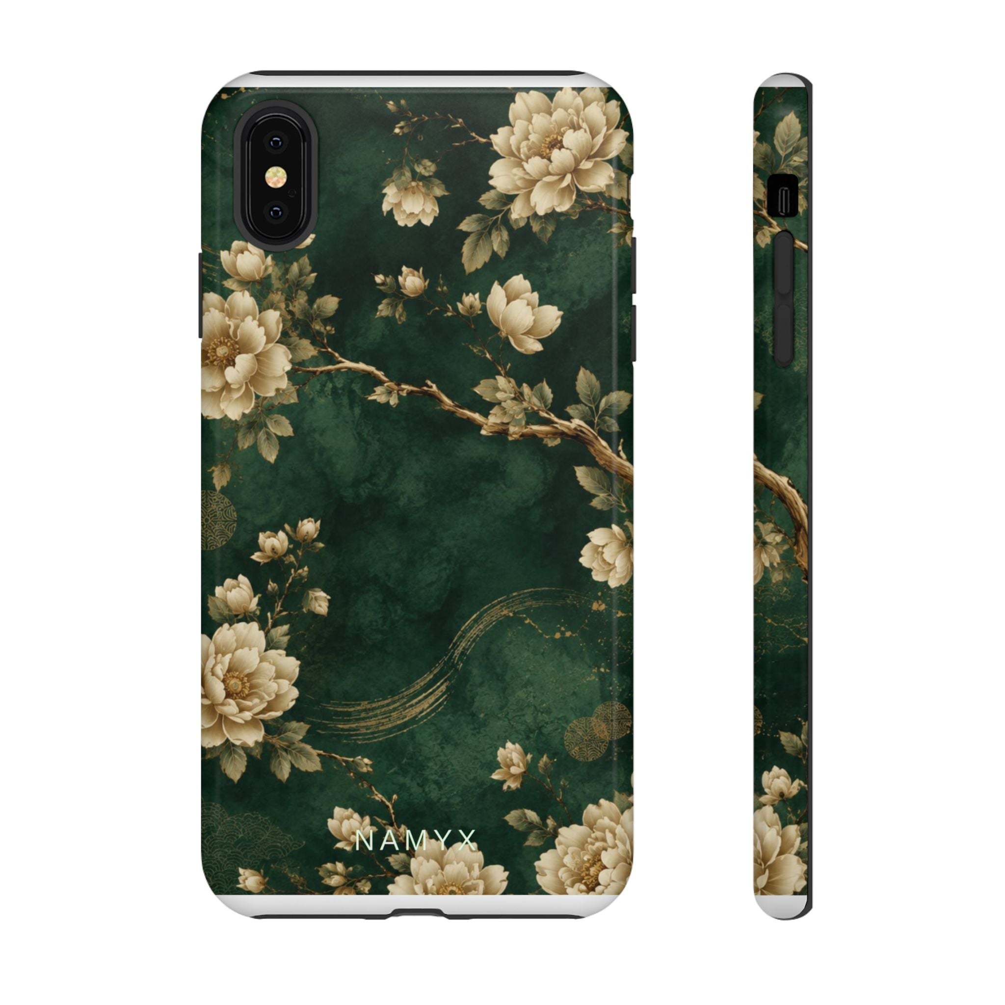 Floral Jade Tough Phone Case