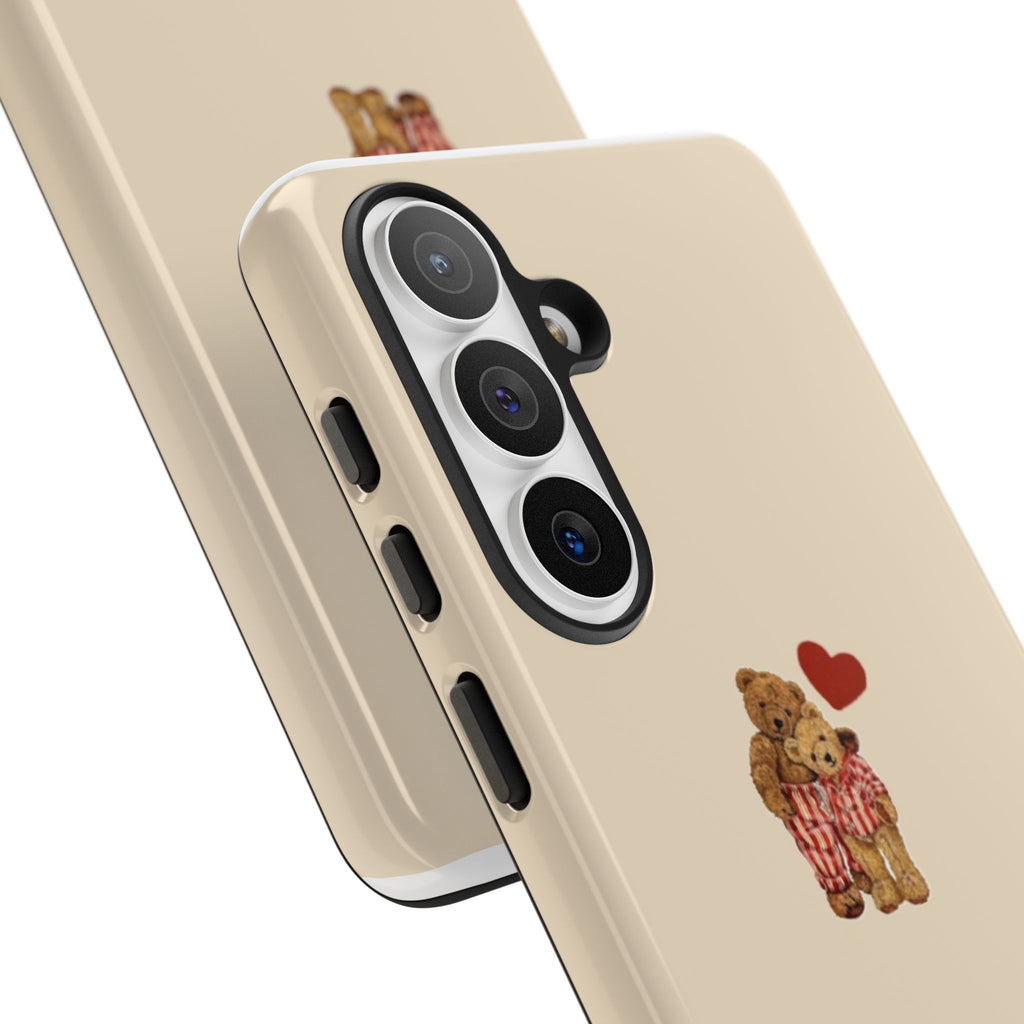 Teddy Heart Phone Case — Cute Vintage Plush Bear Protective iPhone Case