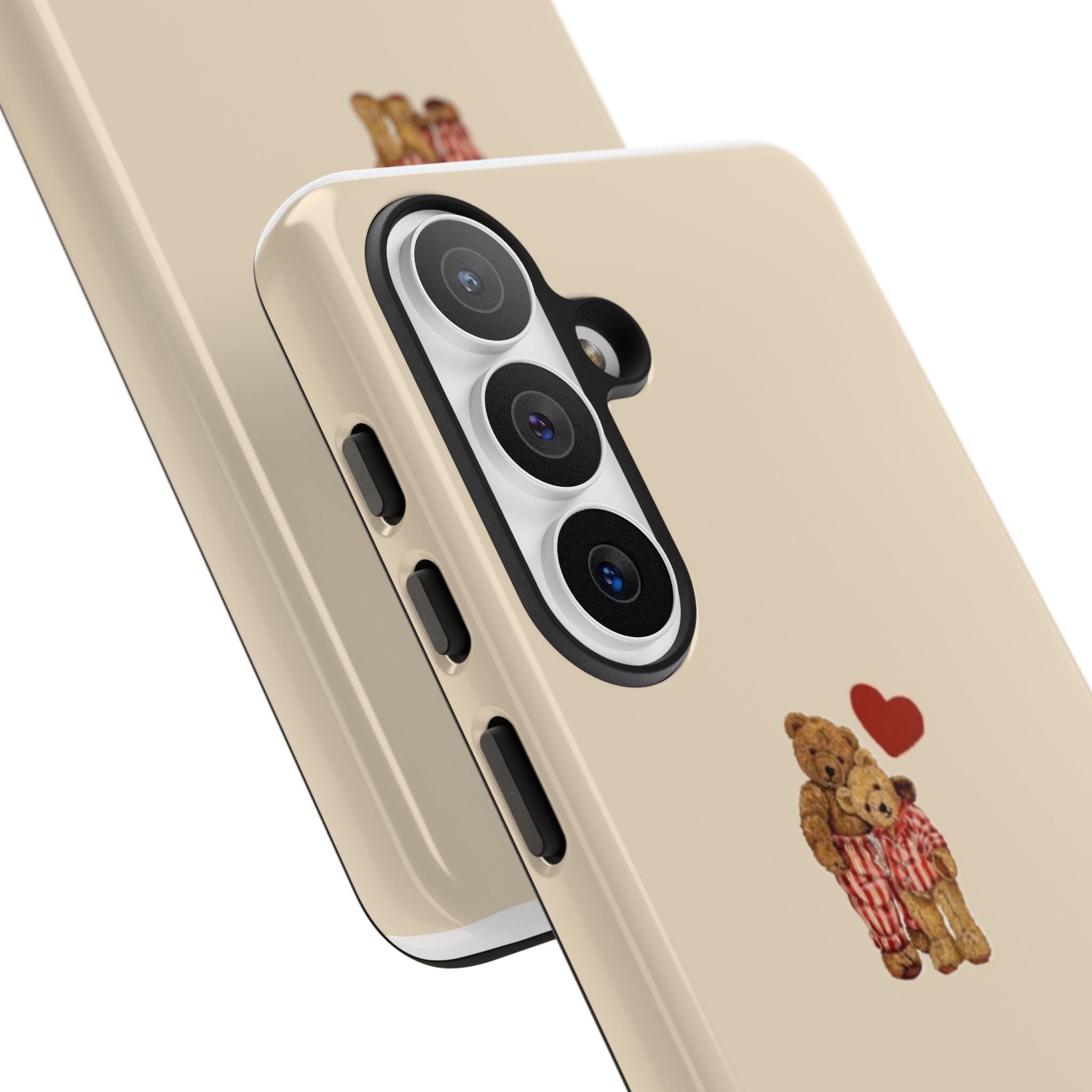 Teddy Heart Phone Case — Cute Vintage Plush Bear Protective iPhone Case