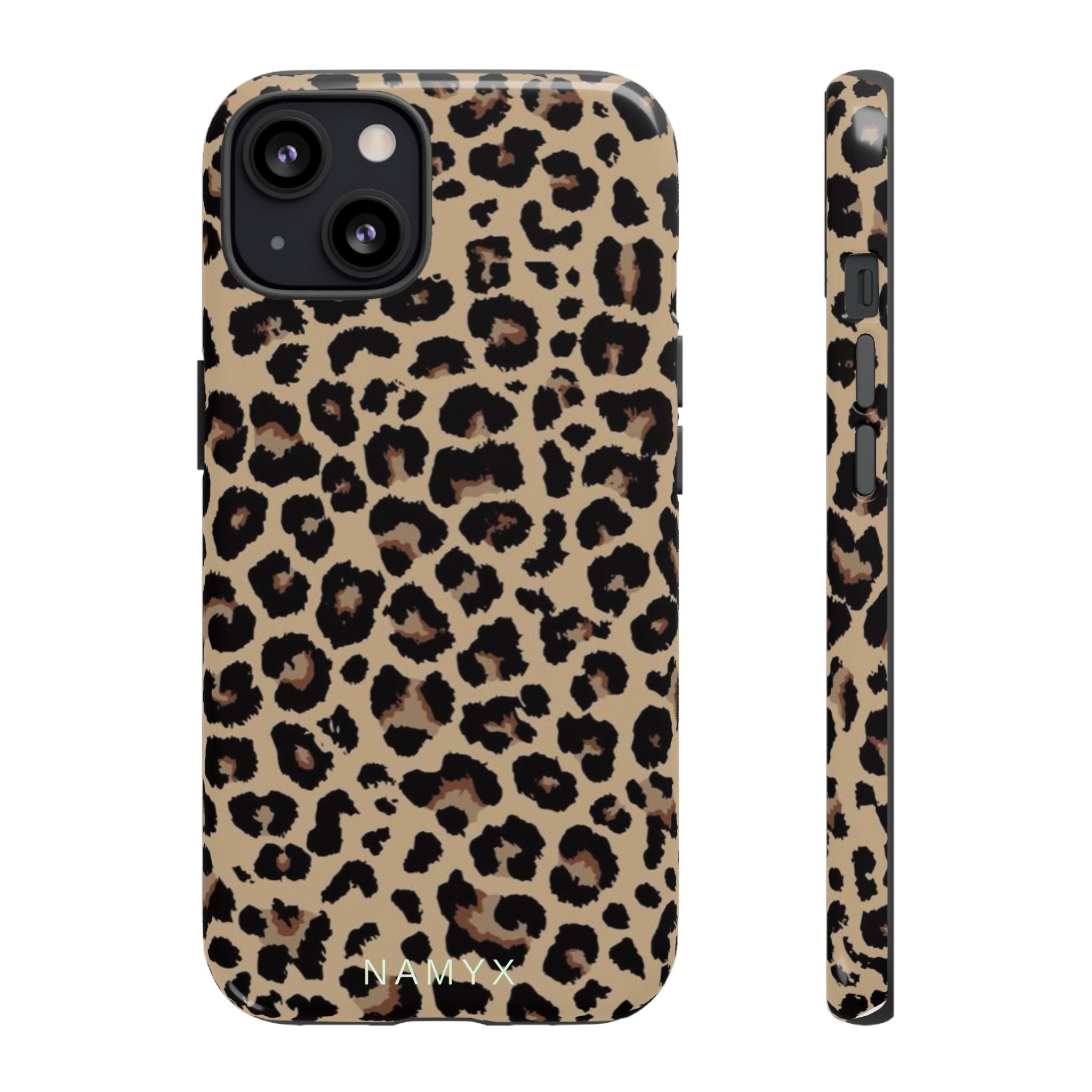 Leopard Print Tough Phone Case – Durable Protective Animal Print Phone Cover