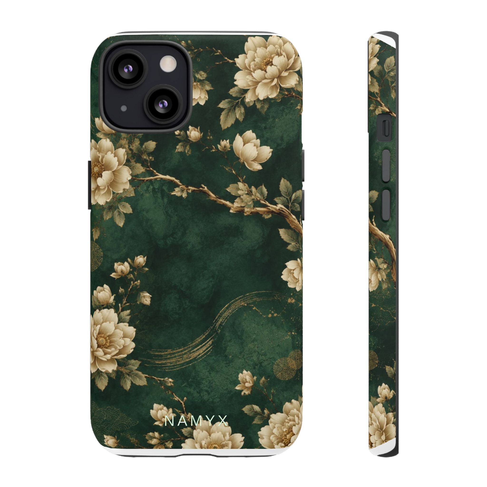 Floral Jade Tough Phone Case