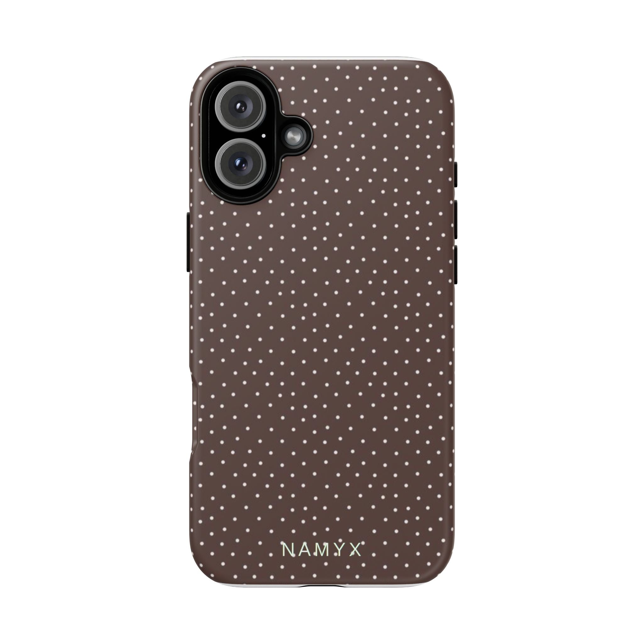 Brown Polka Dot Tough Phone Case - Slim Protective iPhone Cover