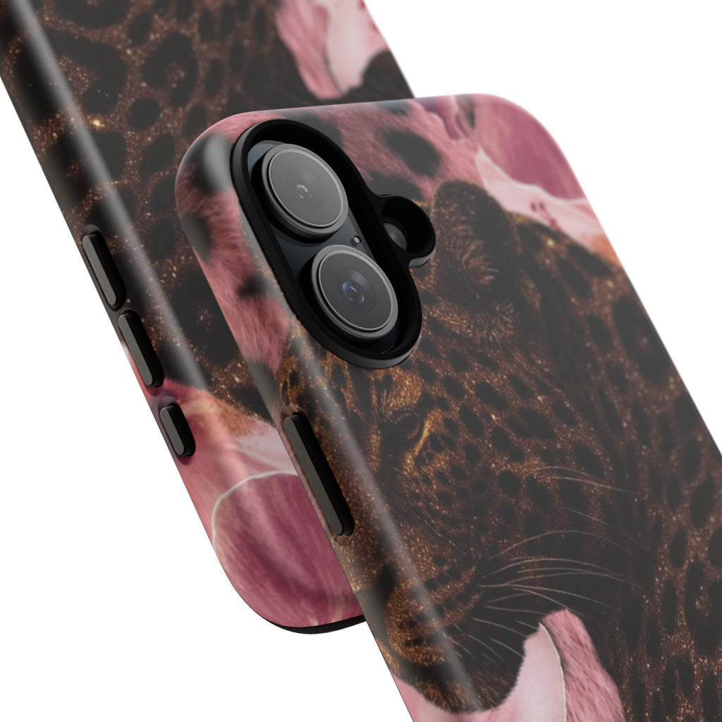 Leopard Bloom Phone Case – Floral Leopard Tough Case
