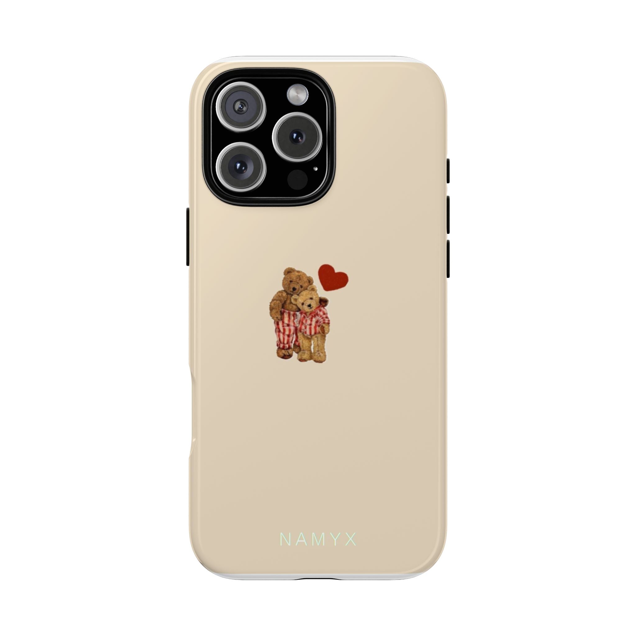 Teddy Heart Phone Case — Cute Vintage Plush Bear Protective iPhone Case