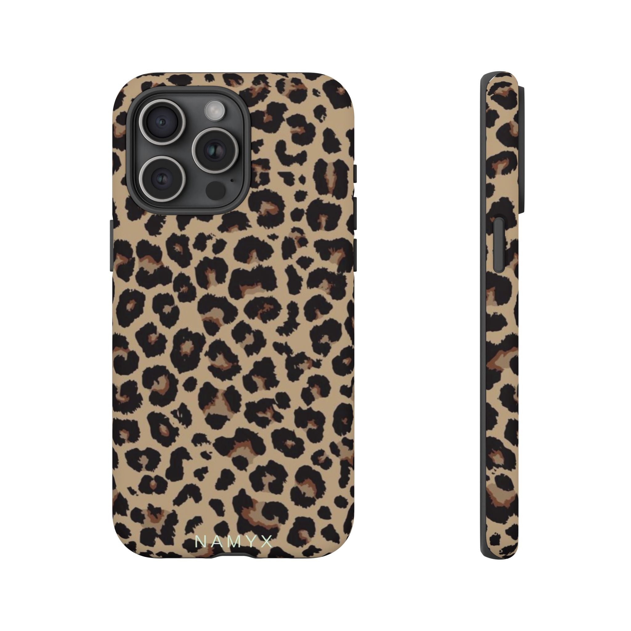 Leopard Print Tough Phone Case – Durable Protective Animal Print Phone Cover