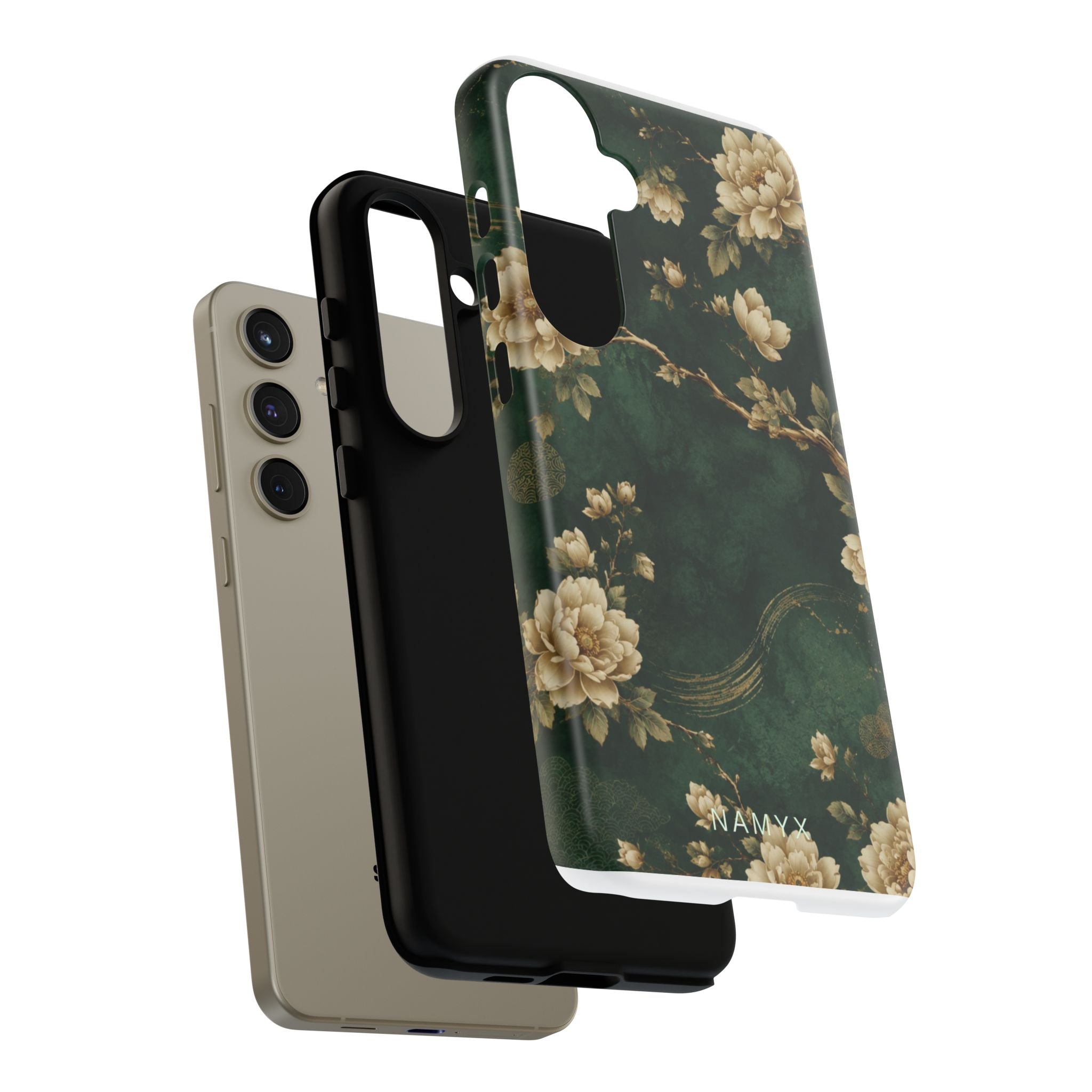 Floral Jade Tough Phone Case