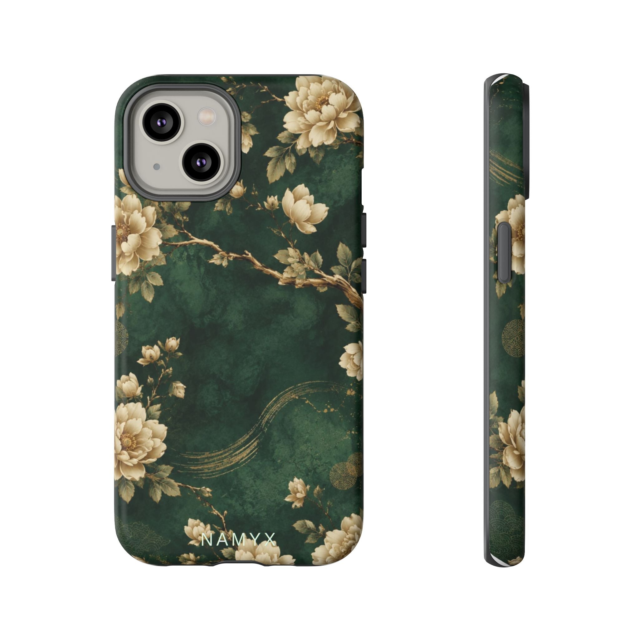 Floral Jade Tough Phone Case